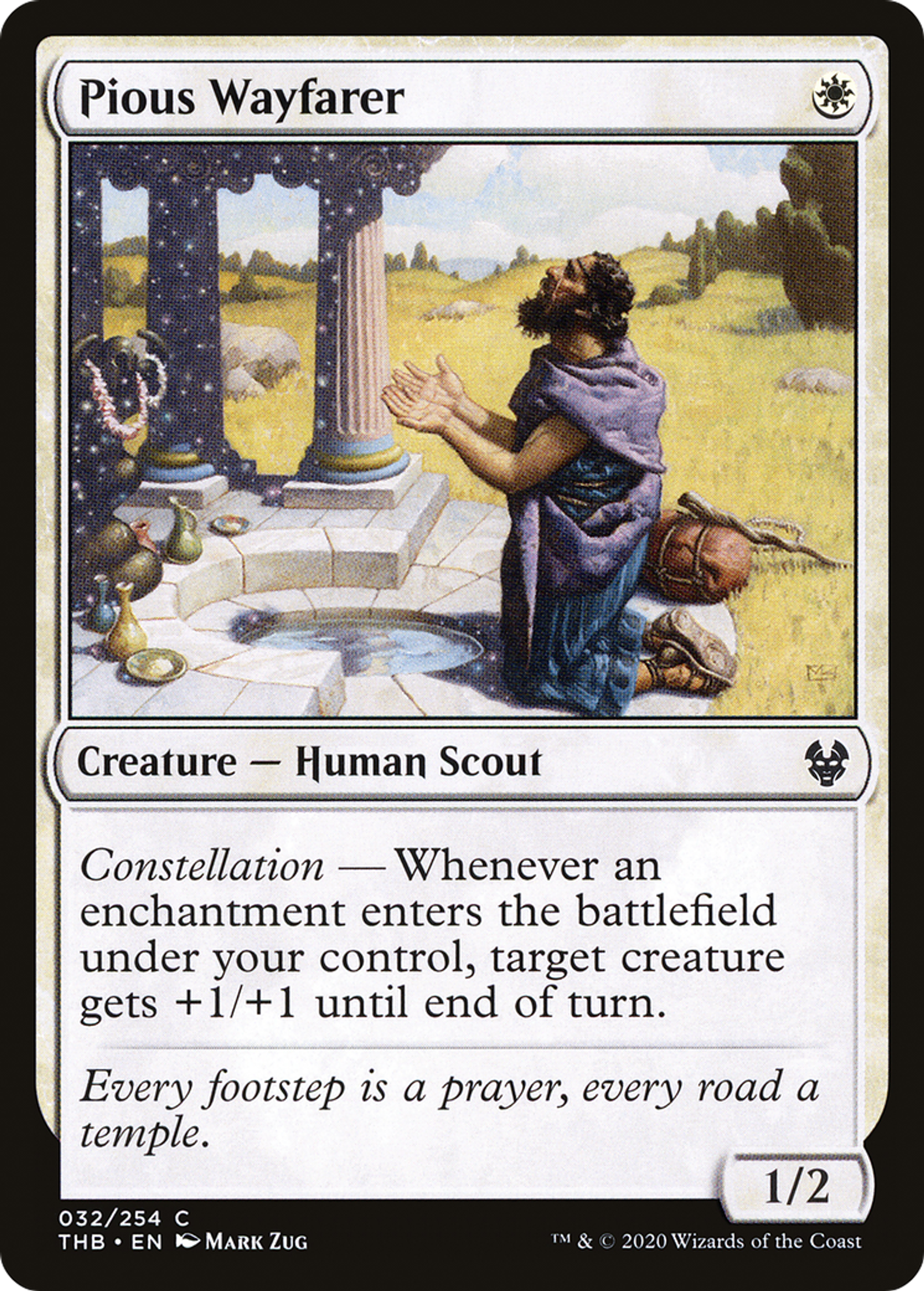 Pious Wayfarer — Theros Beyond Death — Magic: The Gathering