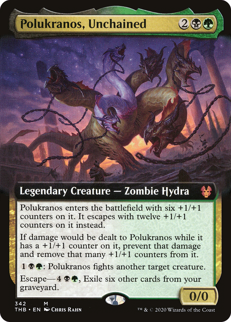 Polukranos, Unchained — Theros Beyond Death — Magic: The Gathering
