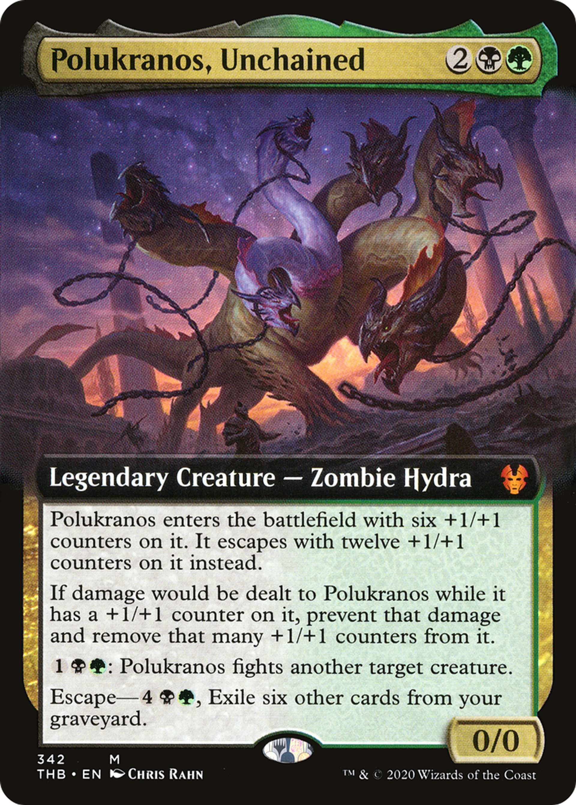 Polukranos, Unchained — Theros Beyond Death — Magic: The Gathering
