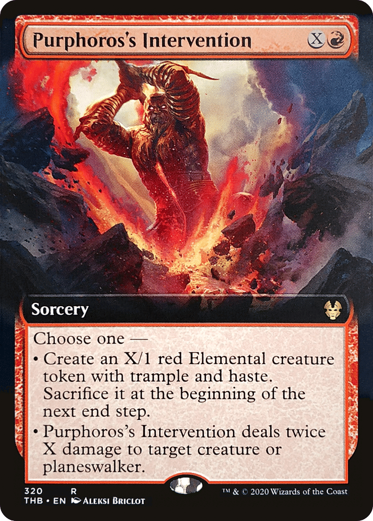 Purphoros's Intervention — Theros Beyond Death — Magic: The Gathering