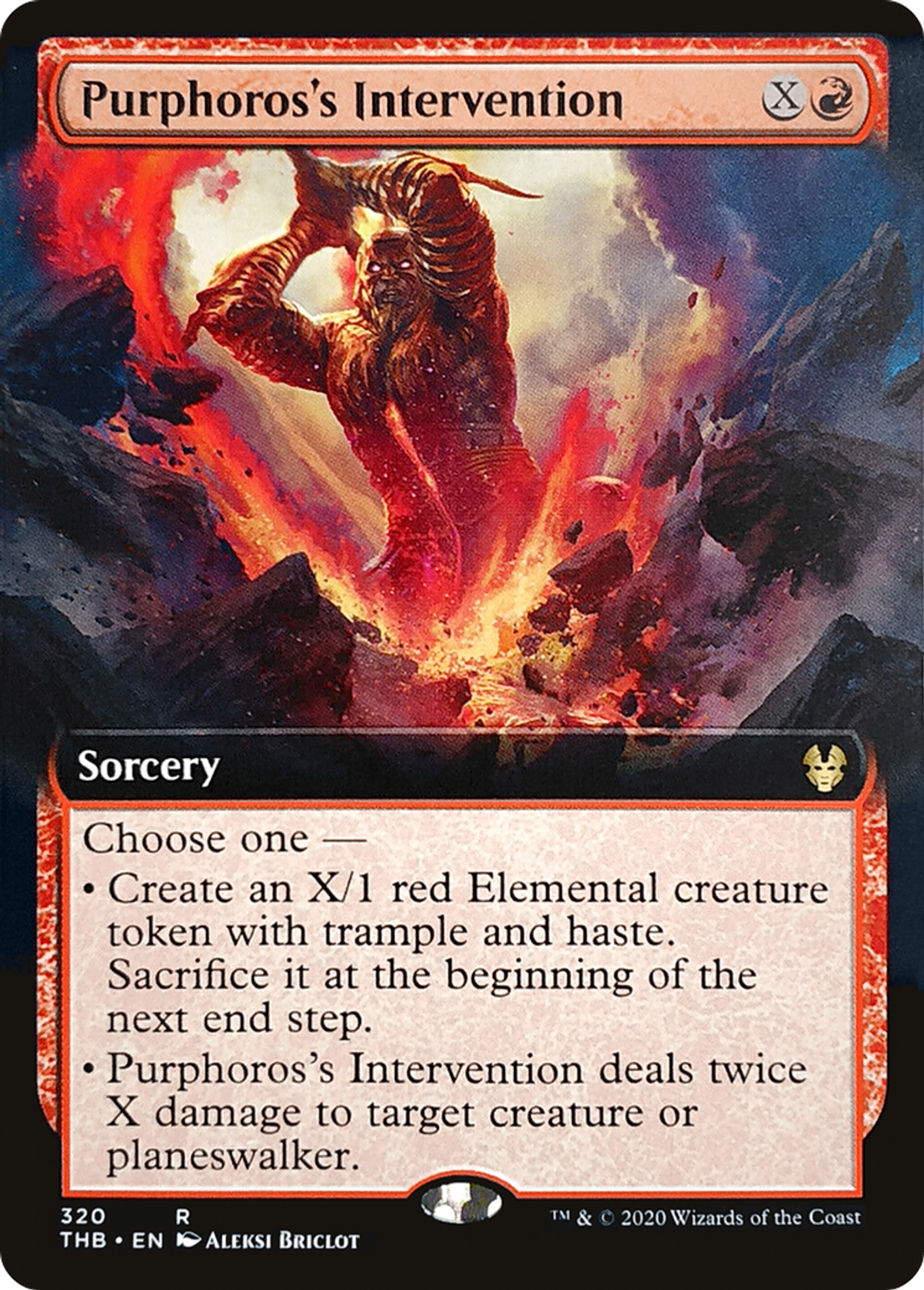 Purphoros's Intervention — Theros Beyond Death — Magic: The Gathering