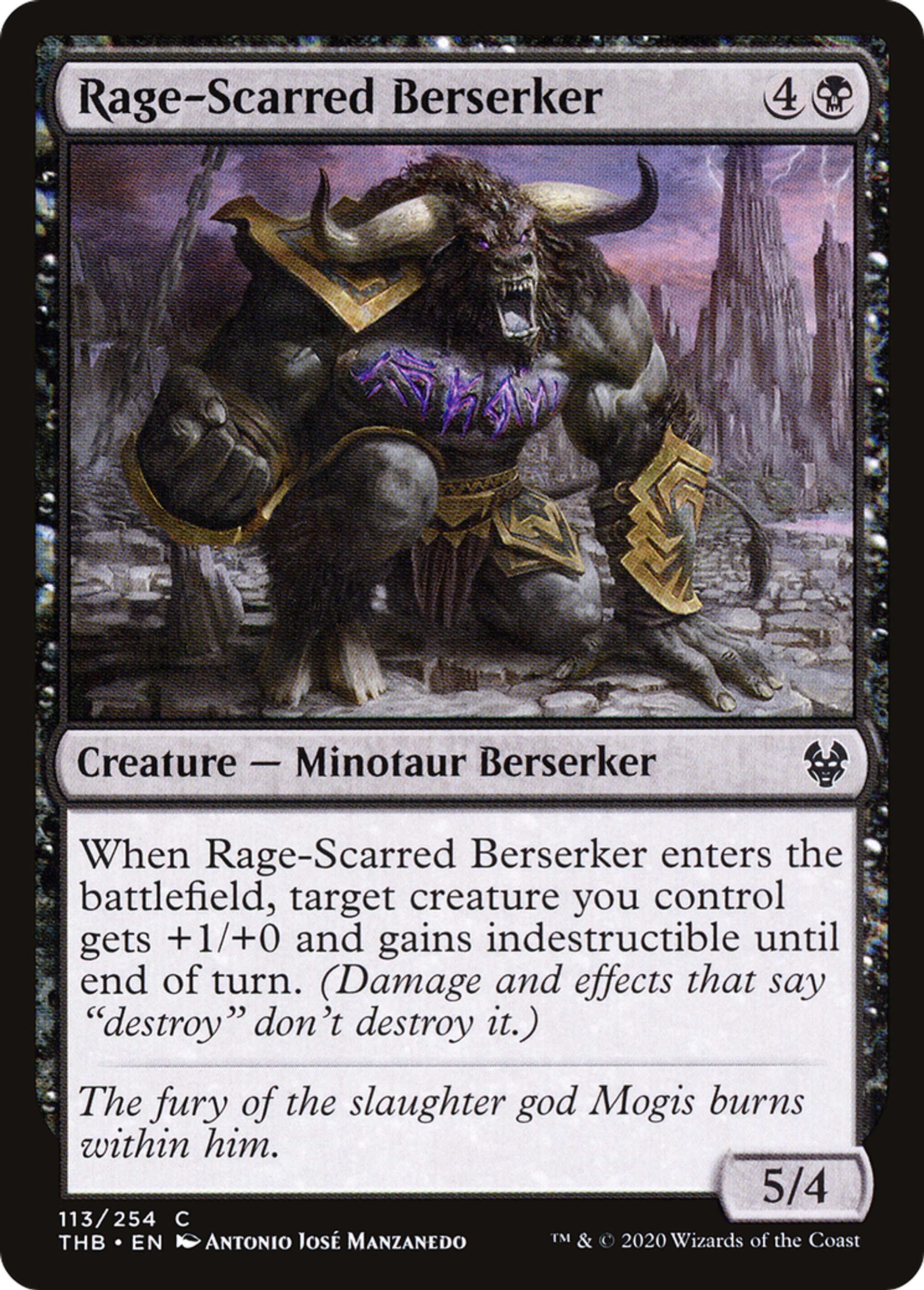Rage-Scarred Berserker — Theros Beyond Death — Magic: The Gathering