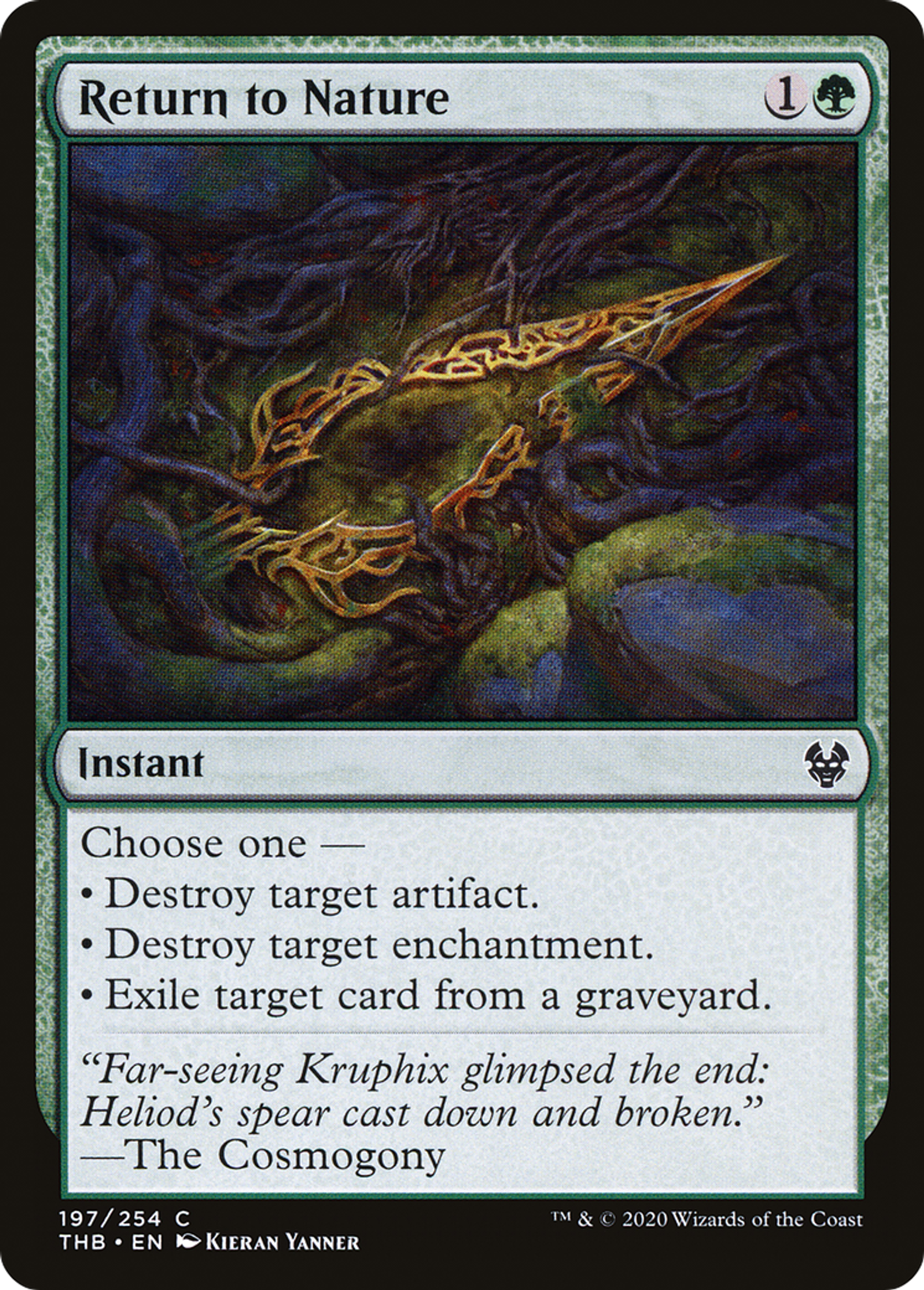 Return to Nature — Theros Beyond Death — Magic: The Gathering