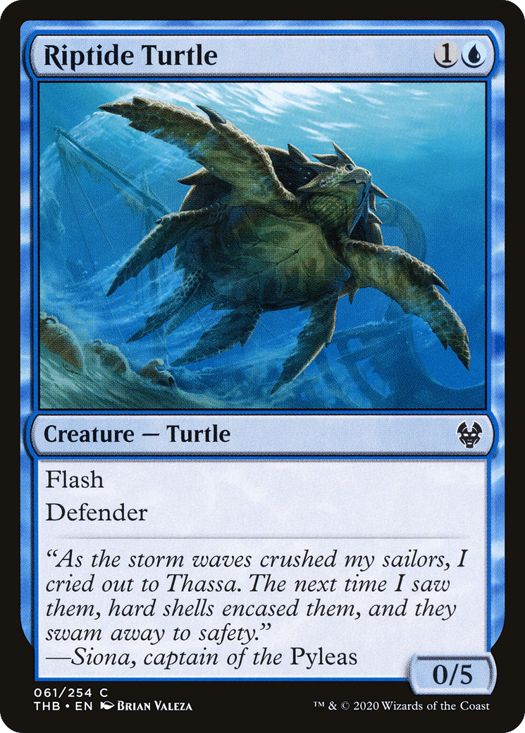 Riptide Turtle — Theros Beyond Death — Magic: The Gathering