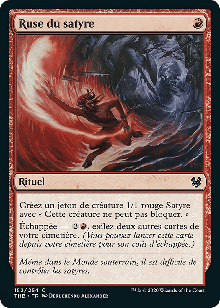 Ruse du satyre — Theros Beyond Death — Magic: The Gathering
