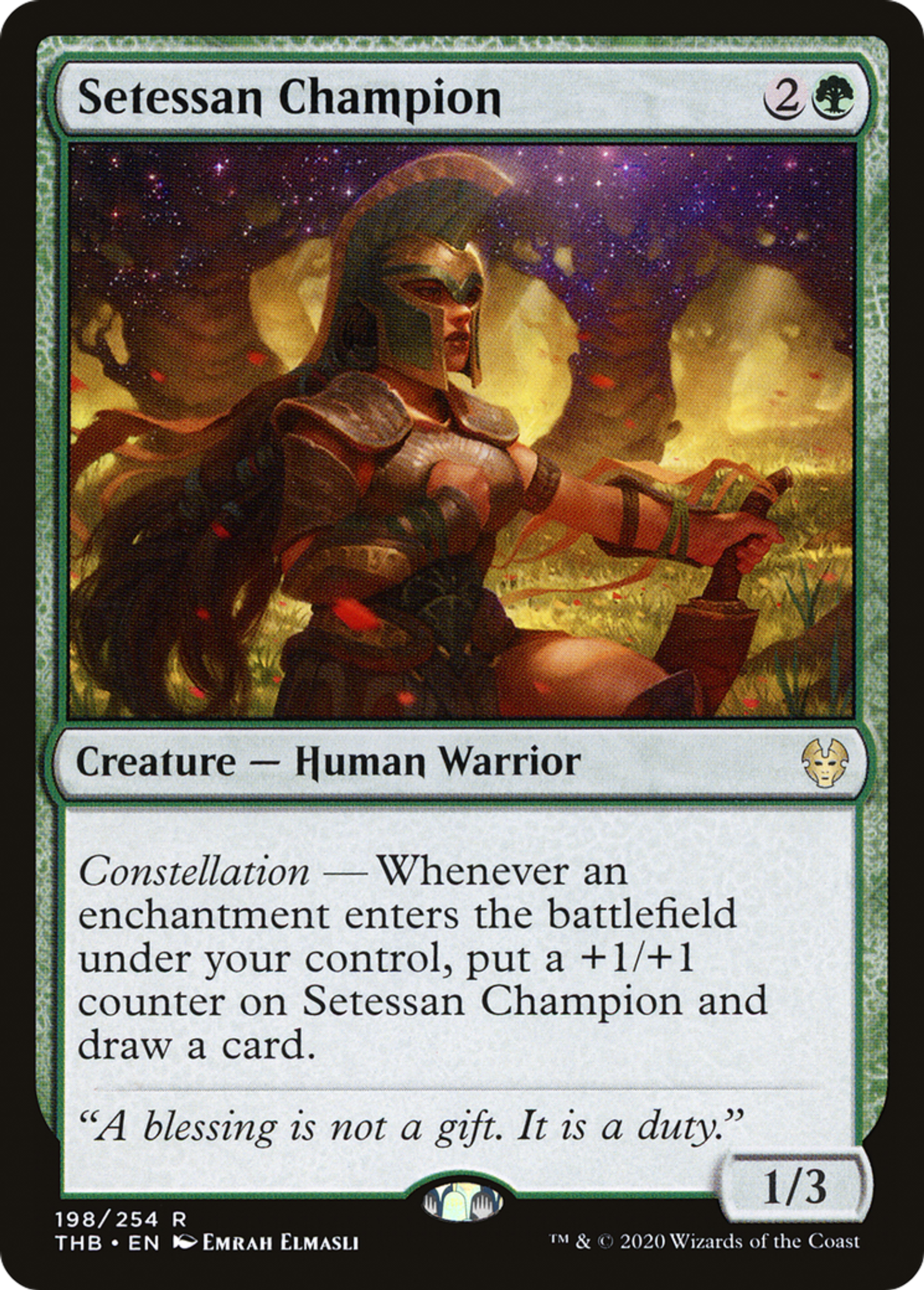 Setessan Champion — Theros Beyond Death — Magic: The Gathering