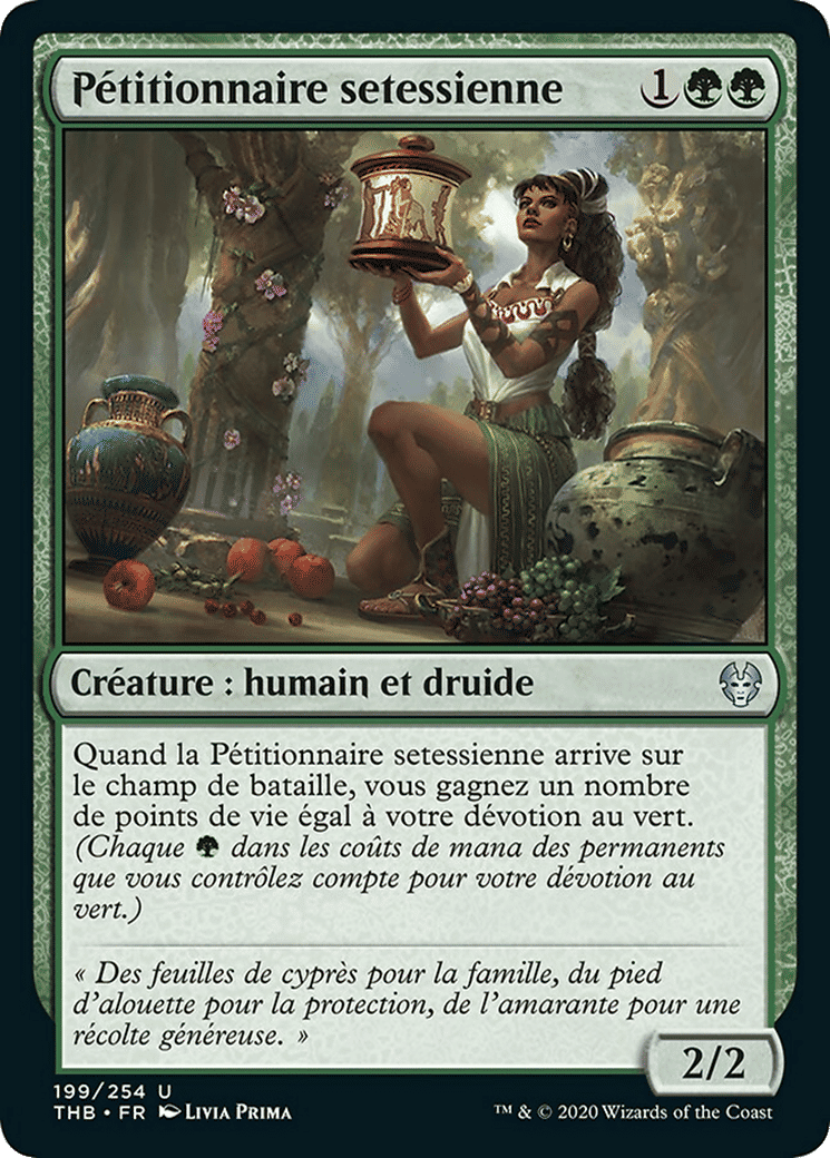Pétitionnaire setessienne — Theros Beyond Death — Magic: The Gathering
