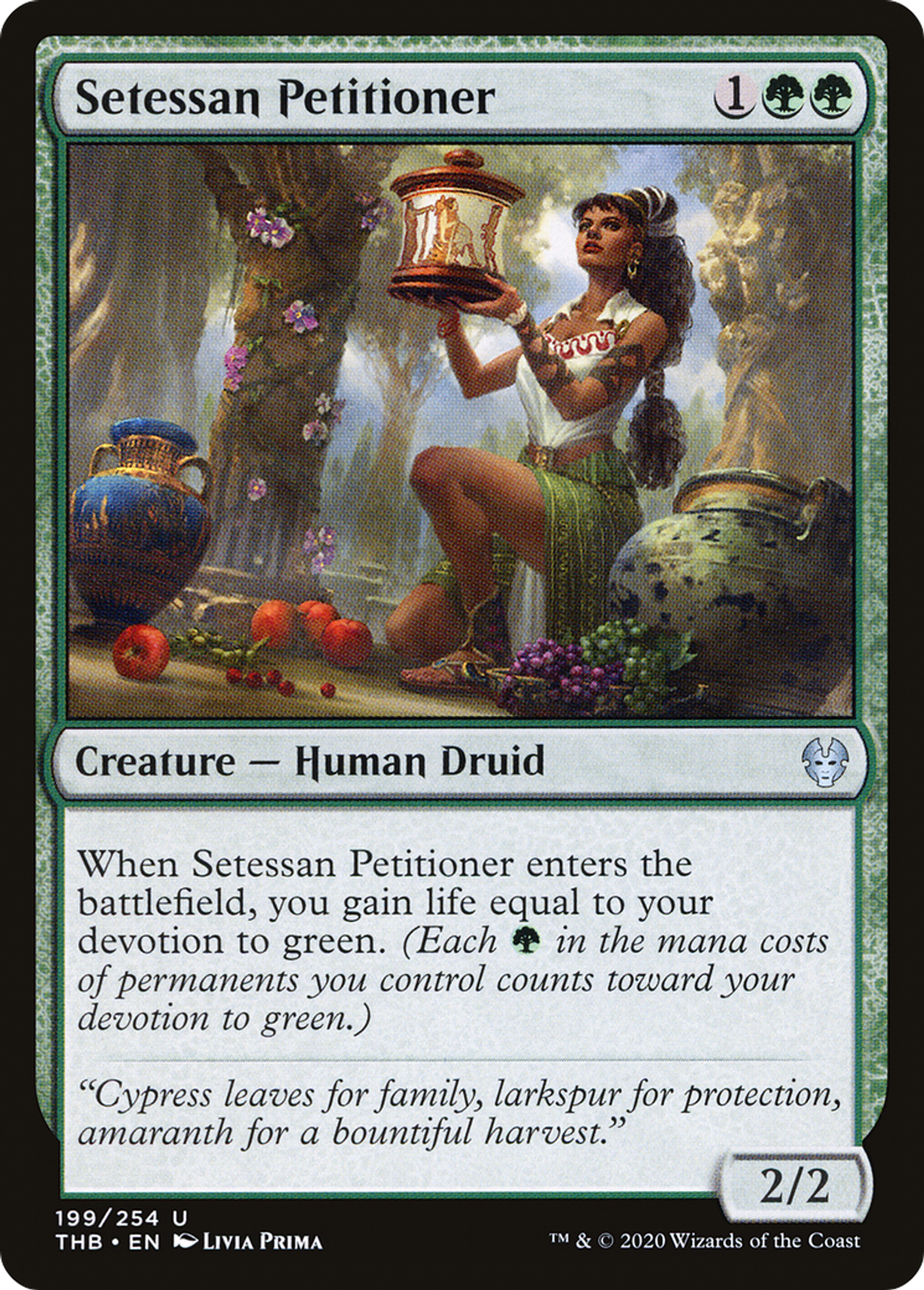 Setessan Petitioner — Theros Beyond Death — Magic: The Gathering