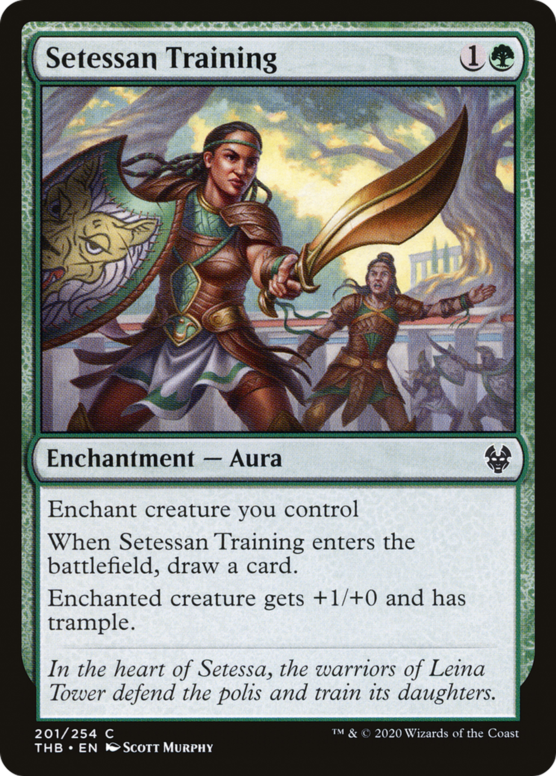 Setessan Training — Theros Beyond Death — Magic: The Gathering