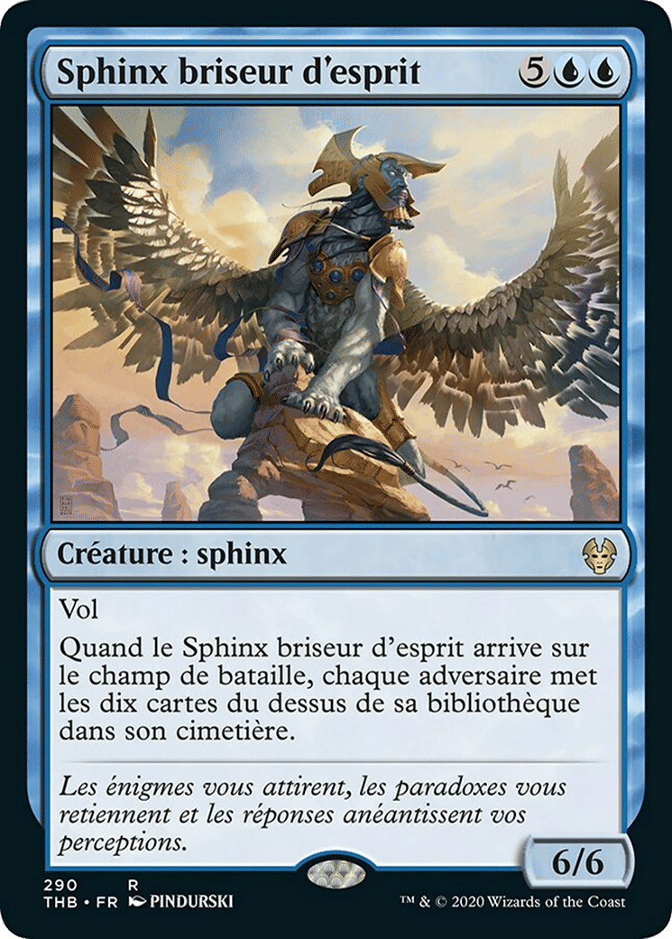 Sphinx briseur d'esprit — Theros Beyond Death — Magic: The Gathering