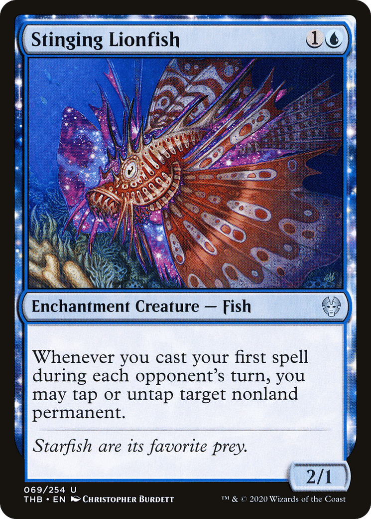 Stinging Lionfish — Theros Beyond Death — Magic: The Gathering