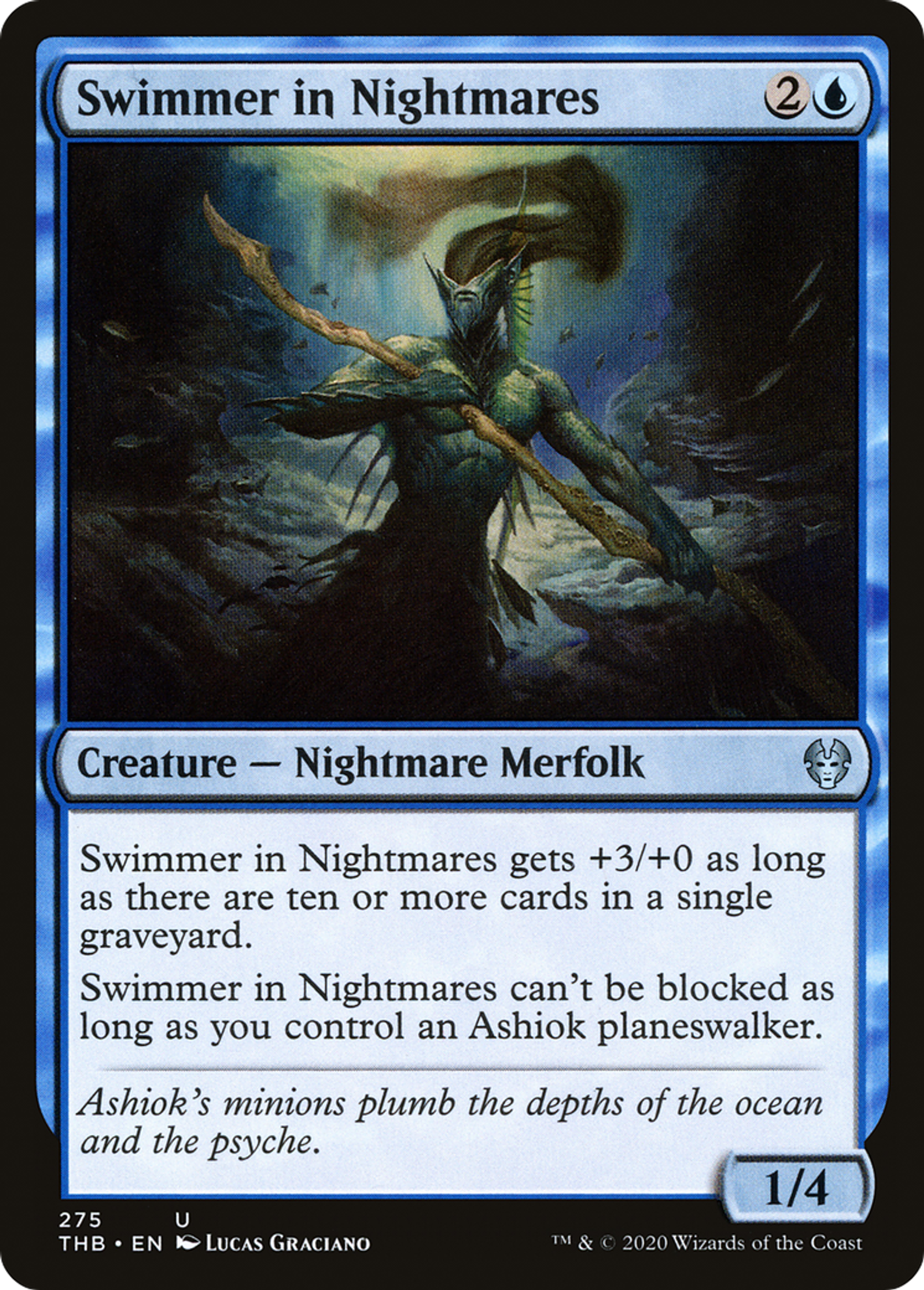 Nageur des cauchemars — Theros Beyond Death — Magic: The Gathering