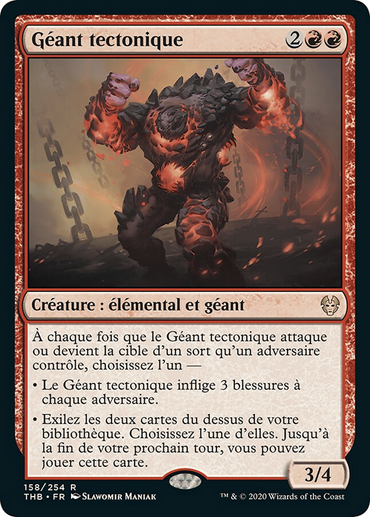 Géant tectonique — Theros Beyond Death — Magic: The Gathering