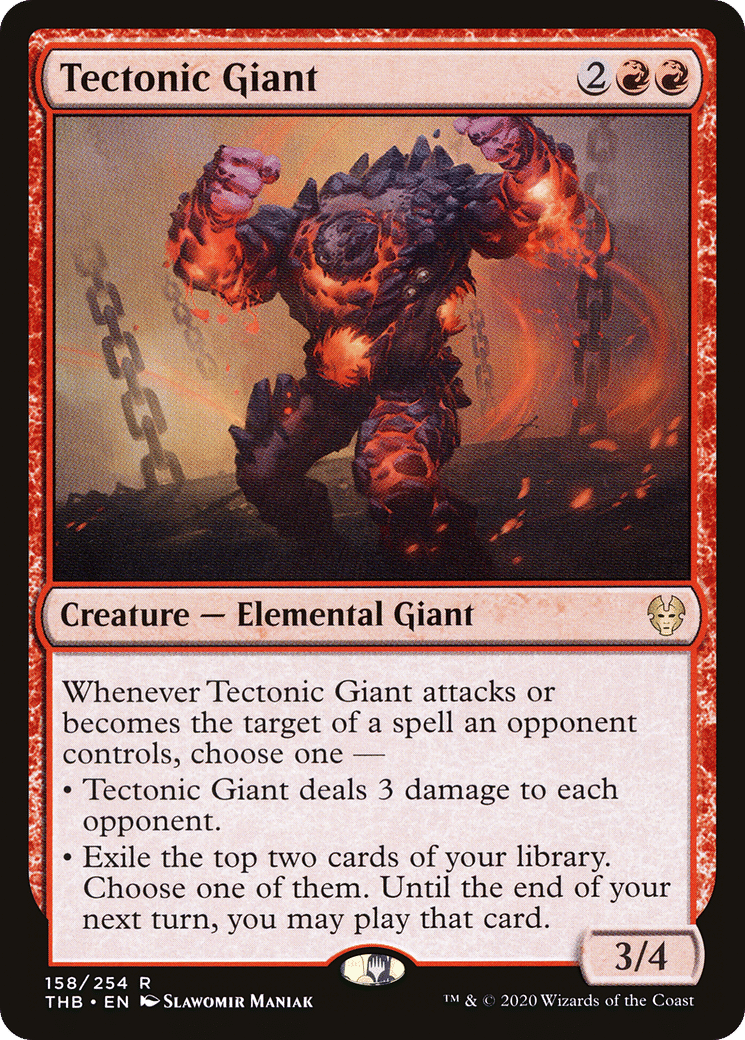 Tectonic Giant — Theros Beyond Death — Magic: The Gathering