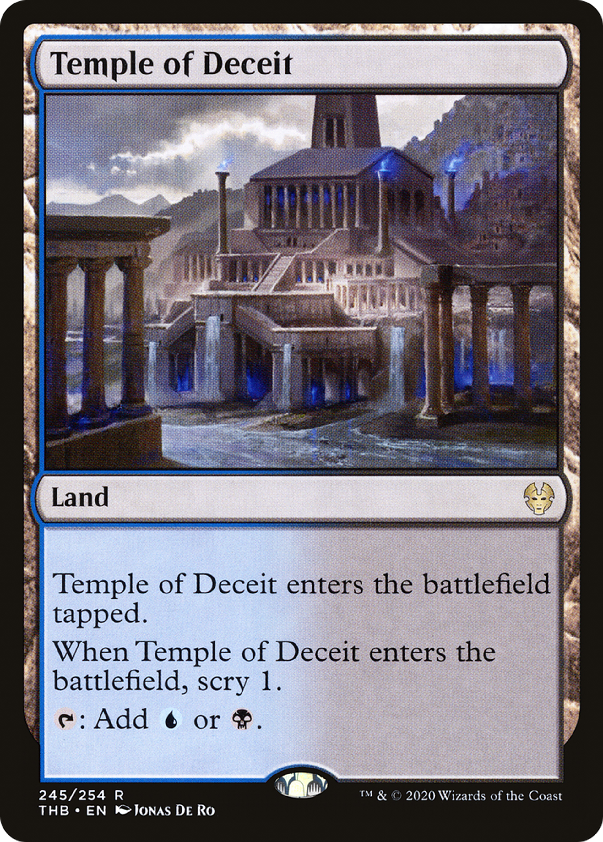 Temple de la tromperie — Theros Beyond Death — Magic: The Gathering