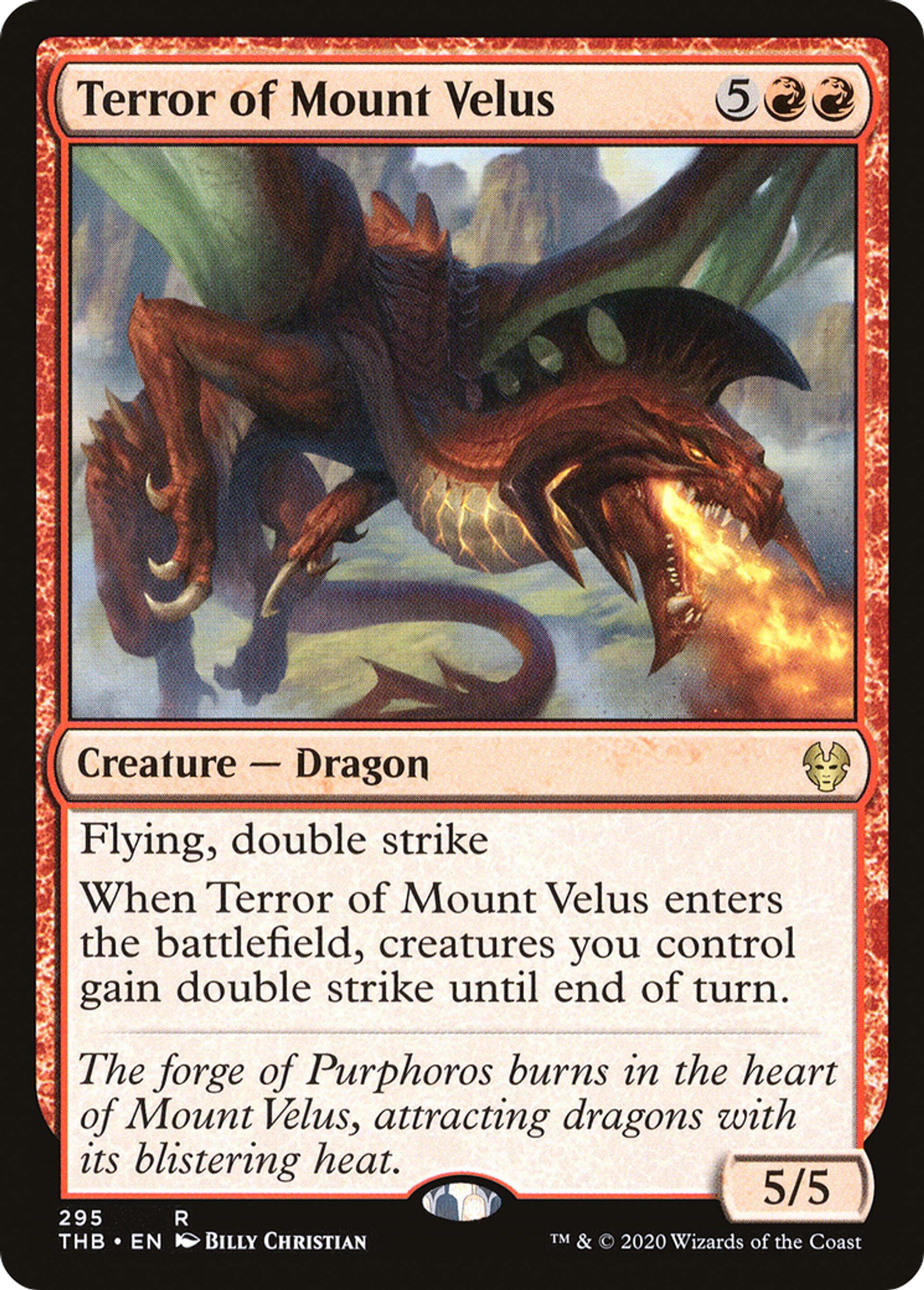 Terreur du mont Vélius — Theros Beyond Death — Magic: The Gathering
