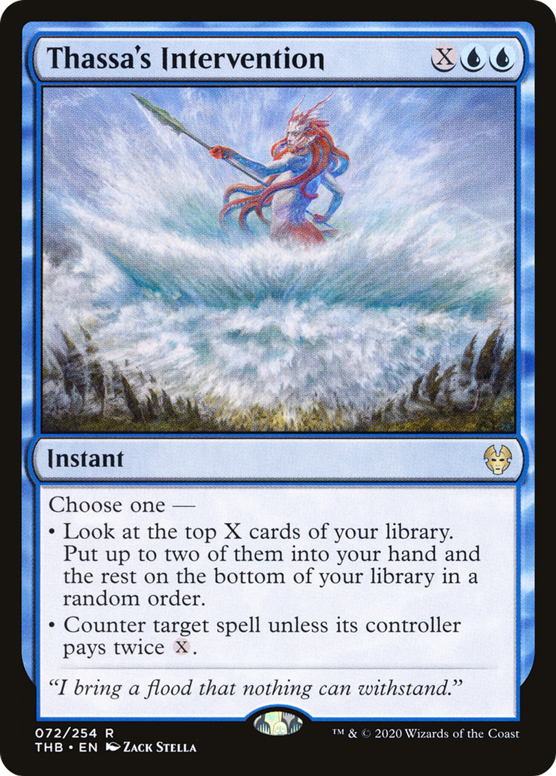 Thassa's Intervention — Theros Beyond Death — Magic: The Gathering
