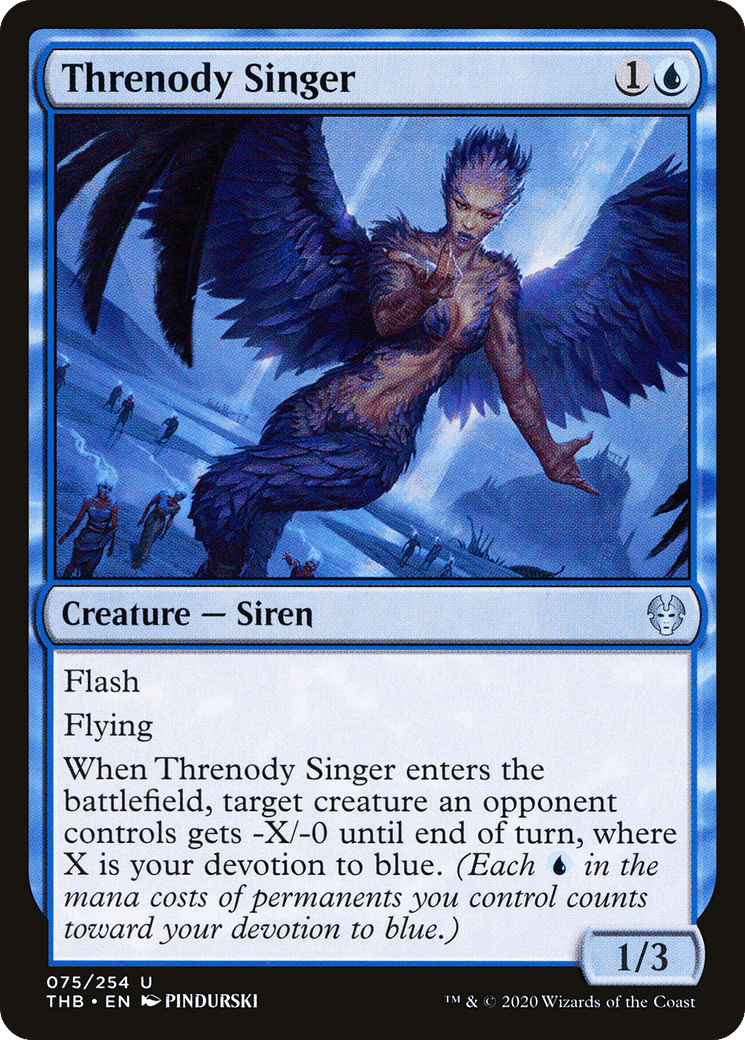 Threnody Singer — Theros Beyond Death — Magic: The Gathering
