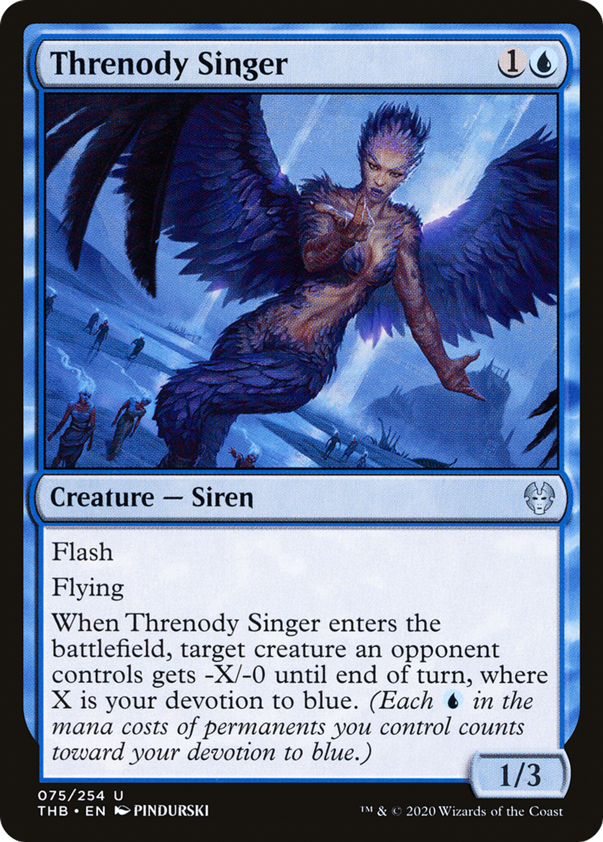 Threnody Singer — Theros Beyond Death — Magic: The Gathering
