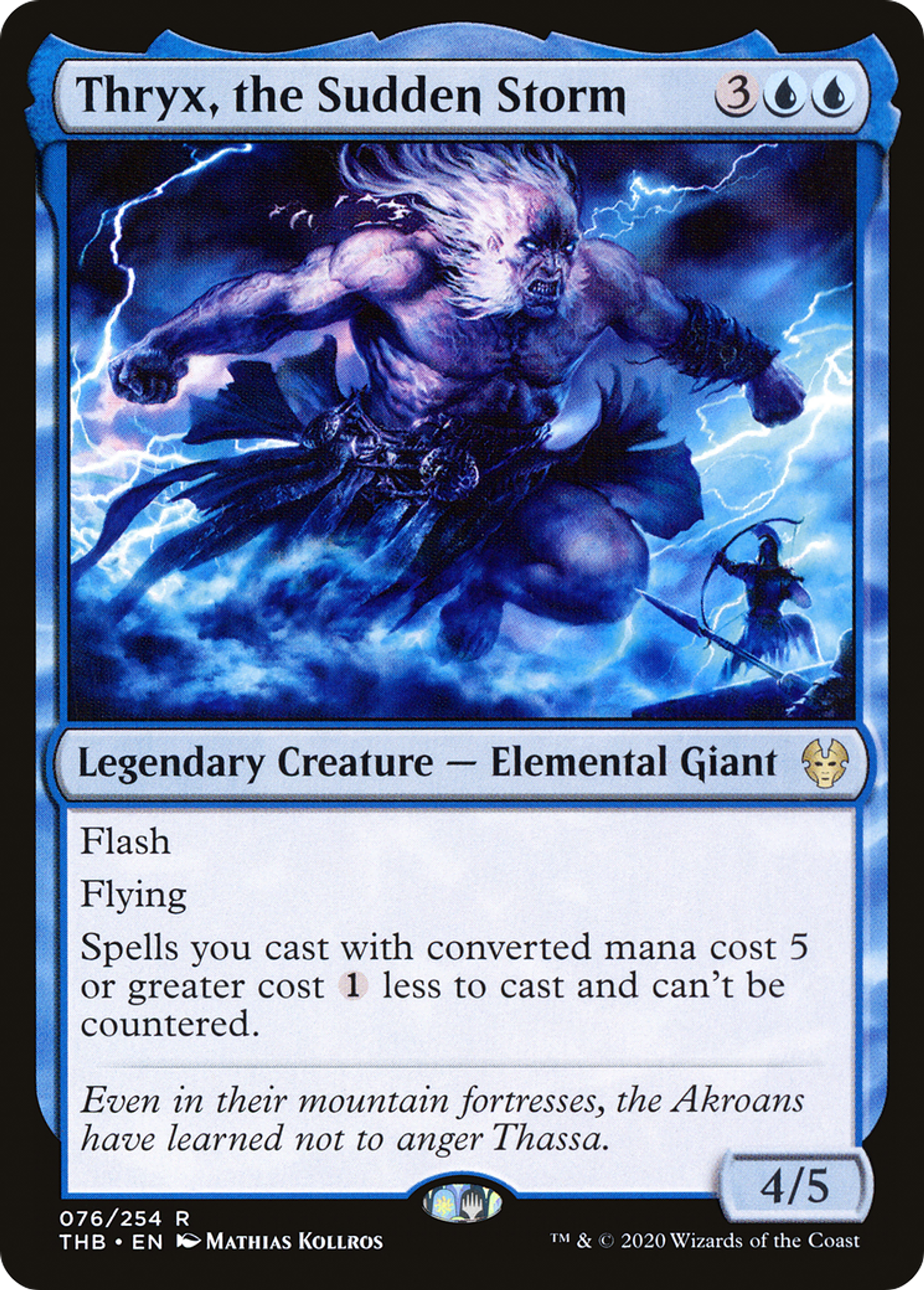 Thryx, the Sudden Storm — Theros Beyond Death — Magic: The Gathering