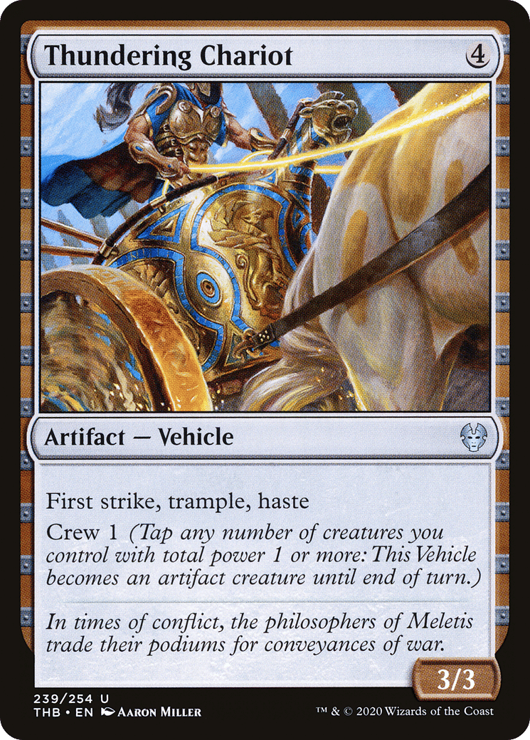Thundering Chariot — Theros Beyond Death — Magic: The Gathering