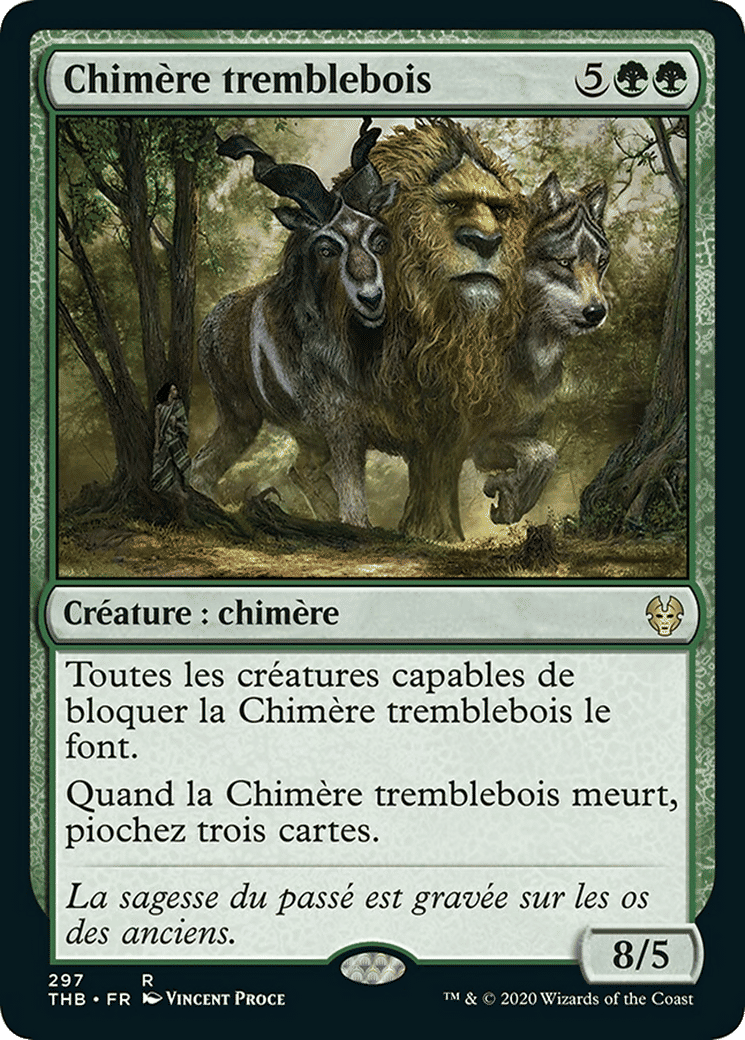 Chimère tremblebois — Theros Beyond Death — Magic: The Gathering