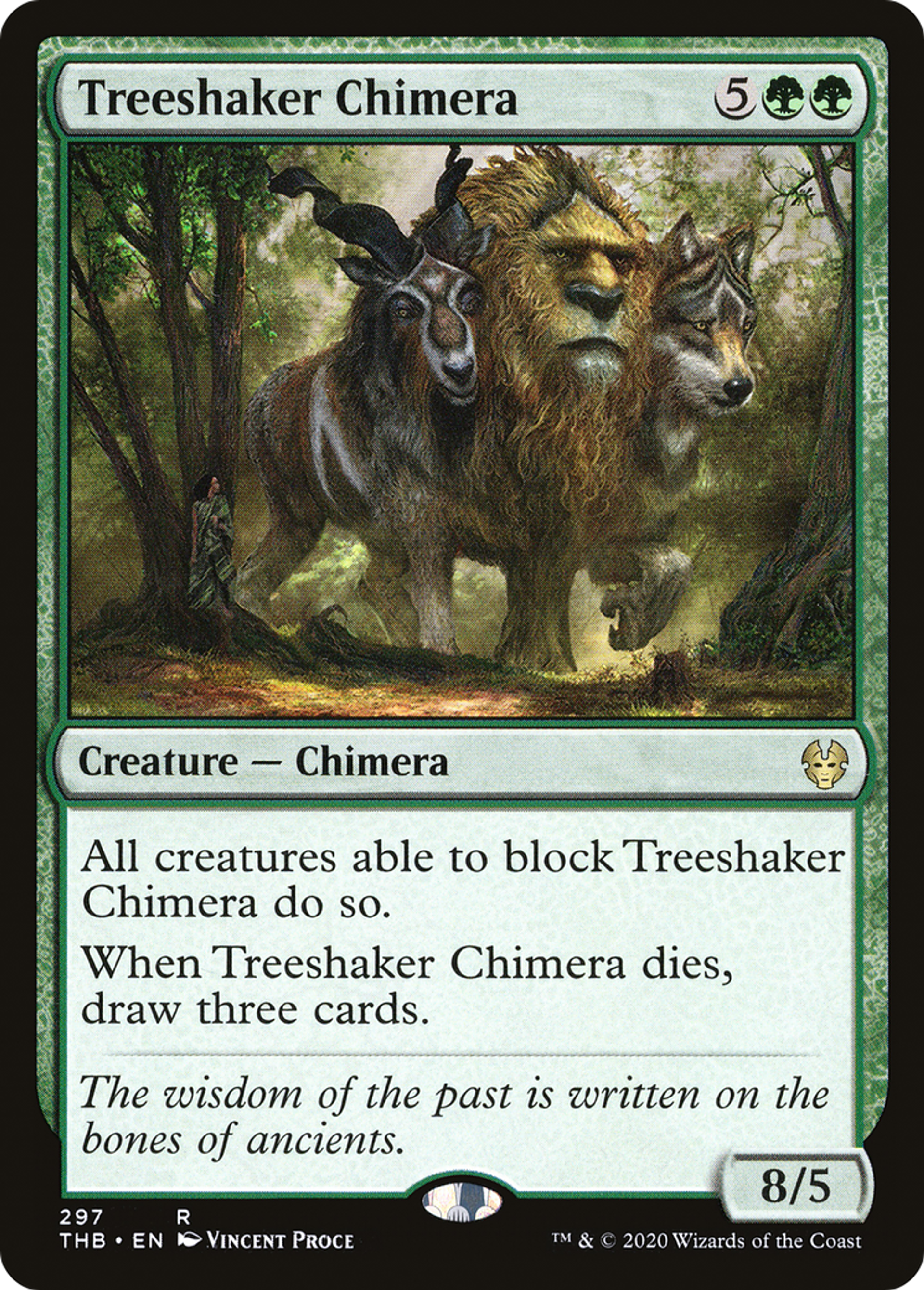 Treeshaker Chimera — Theros Beyond Death — Magic: The Gathering