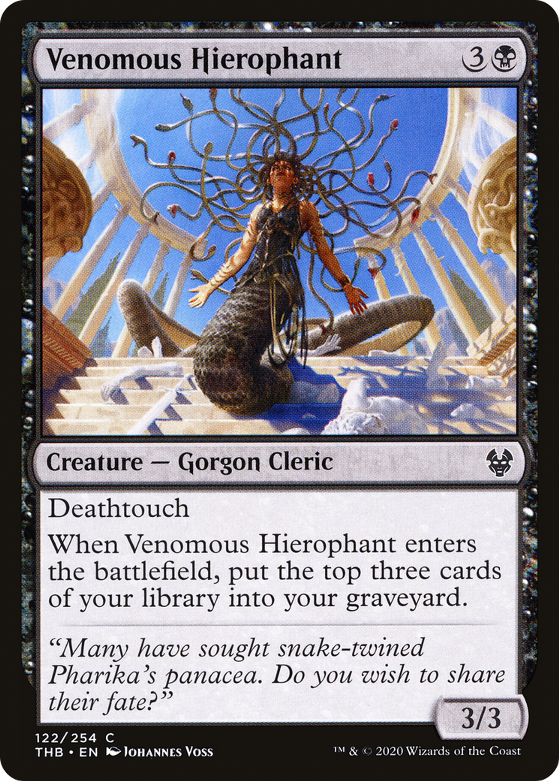 Venomous Hierophant — Theros Beyond Death — Magic: The Gathering