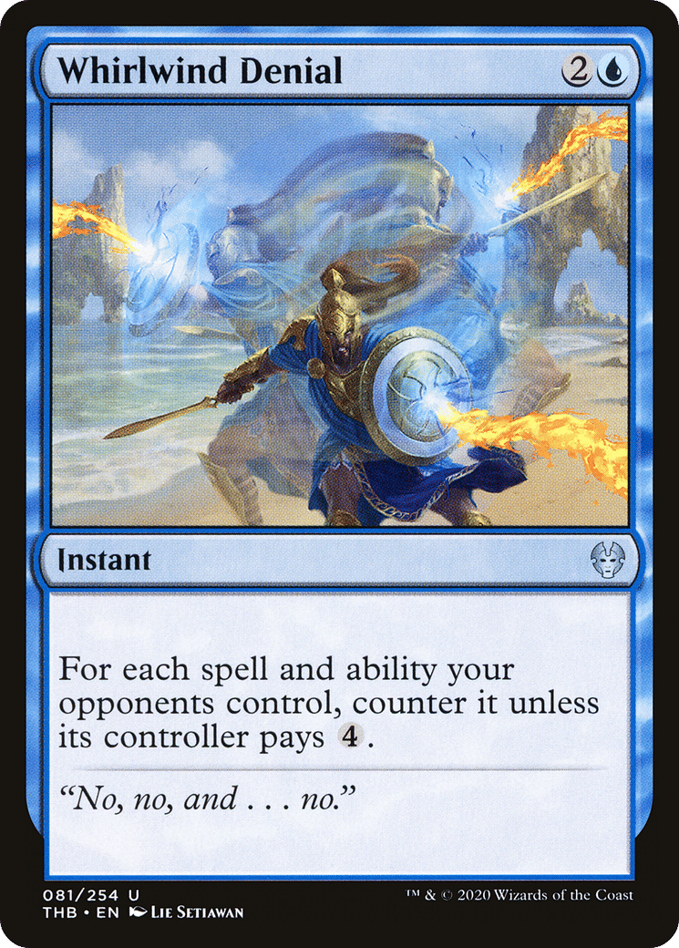 Whirlwind Denial — Theros Beyond Death — Magic: The Gathering