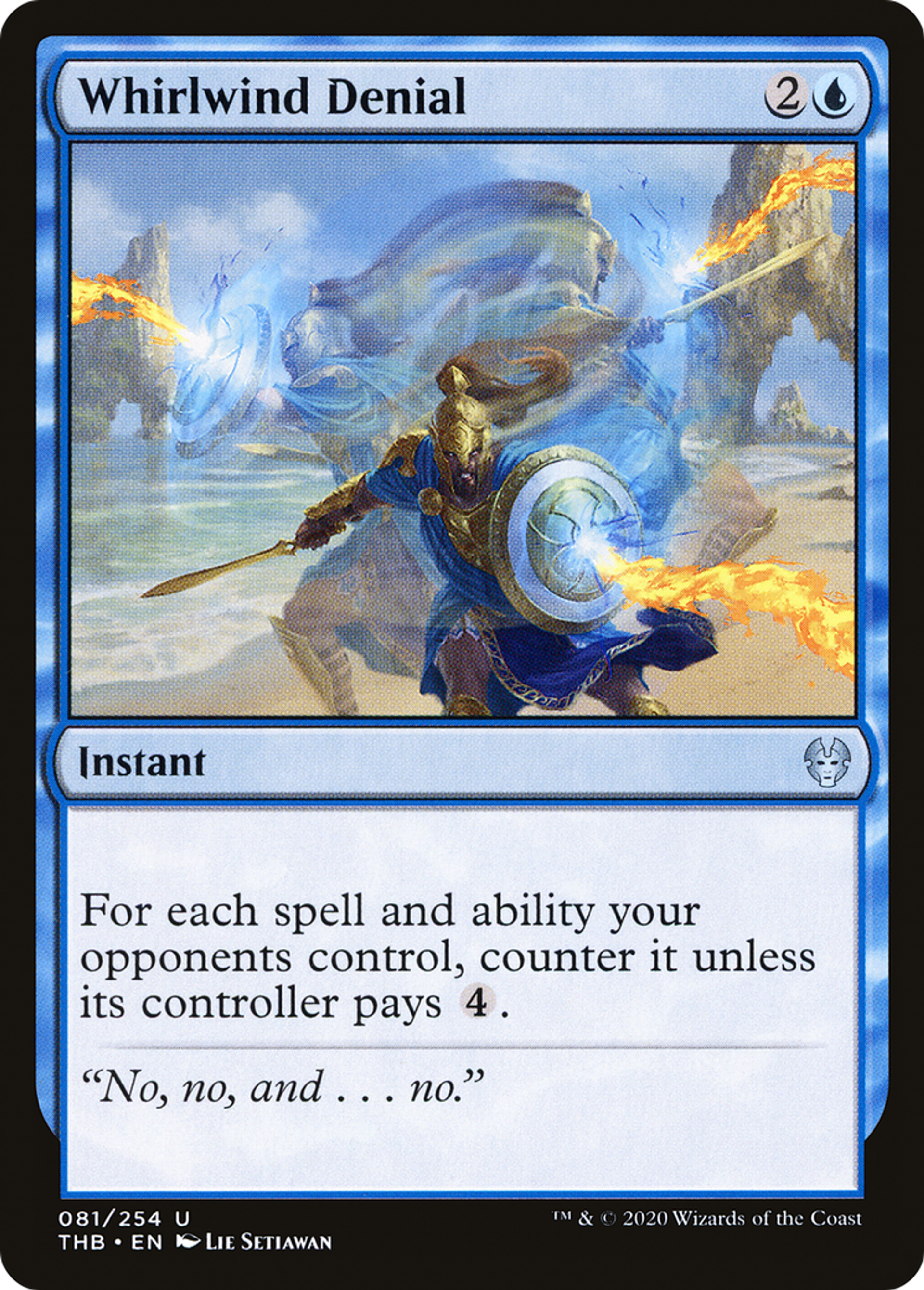 Whirlwind Denial — Theros Beyond Death — Magic: The Gathering