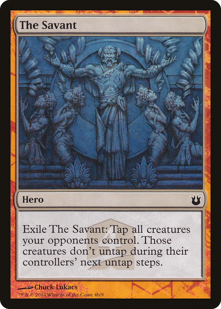 The Savant — Born of the Gods Hero's Path — Magic: The Gathering