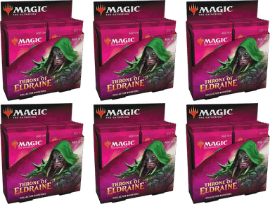 Product image for Carton de boîtes de boosters Collector Throne of Eldraine