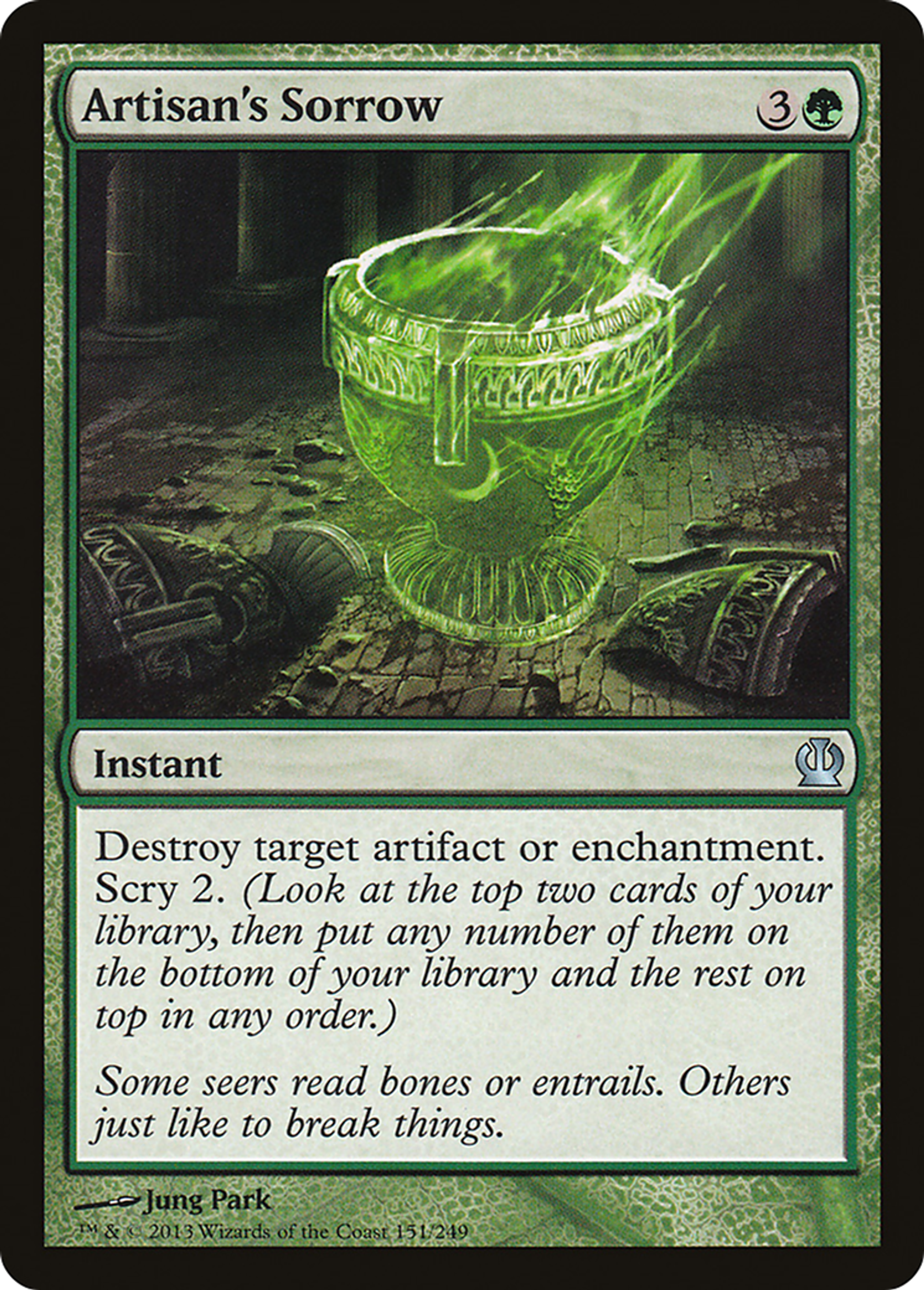 Artisan's Sorrow — Theros — Magic: The Gathering