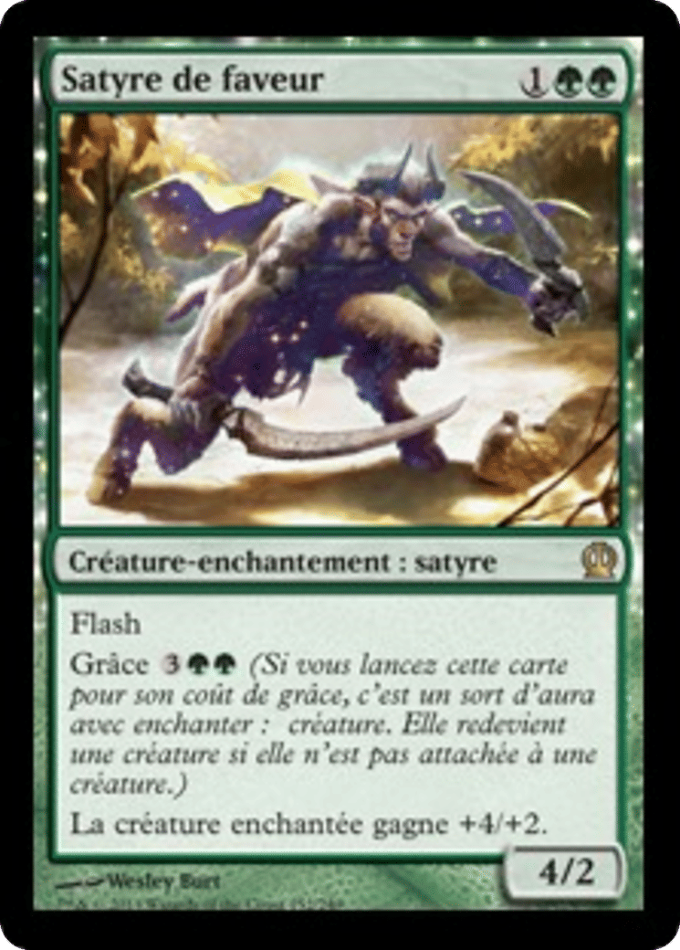 Satyre de faveur — Theros — Magic: The Gathering