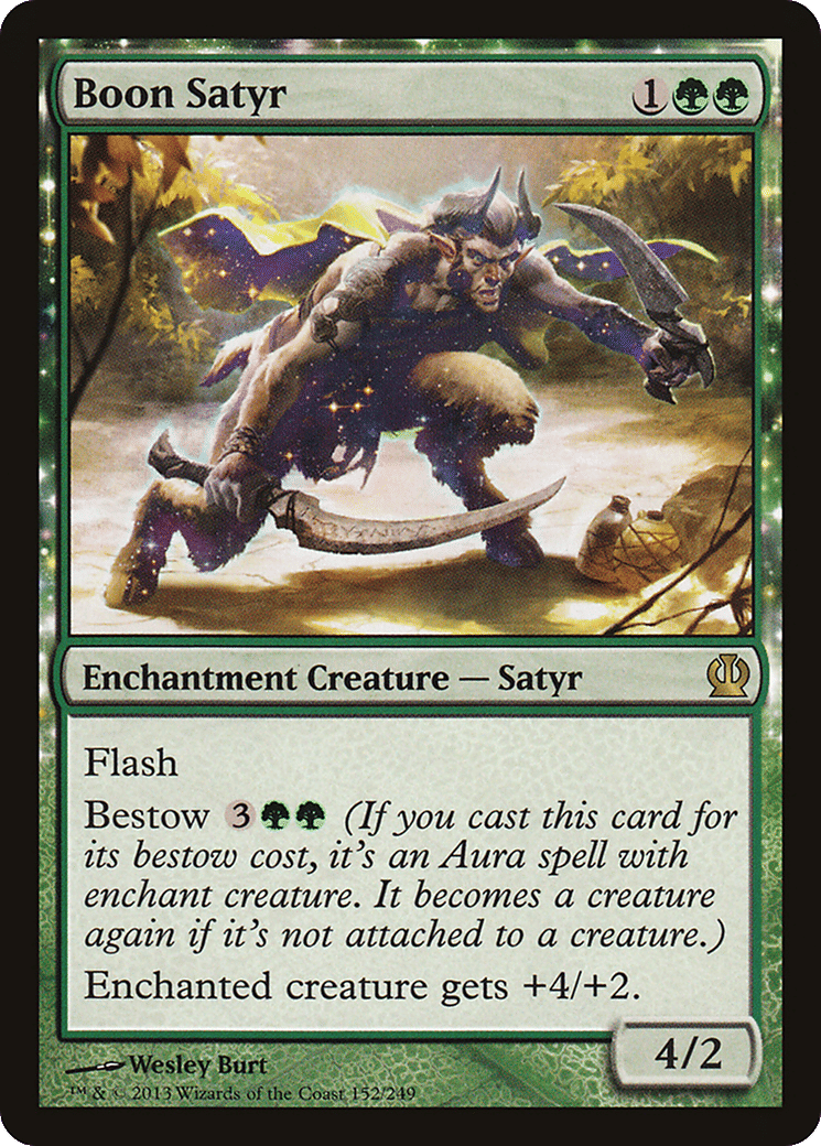 Boon Satyr — Theros — Magic: The Gathering
