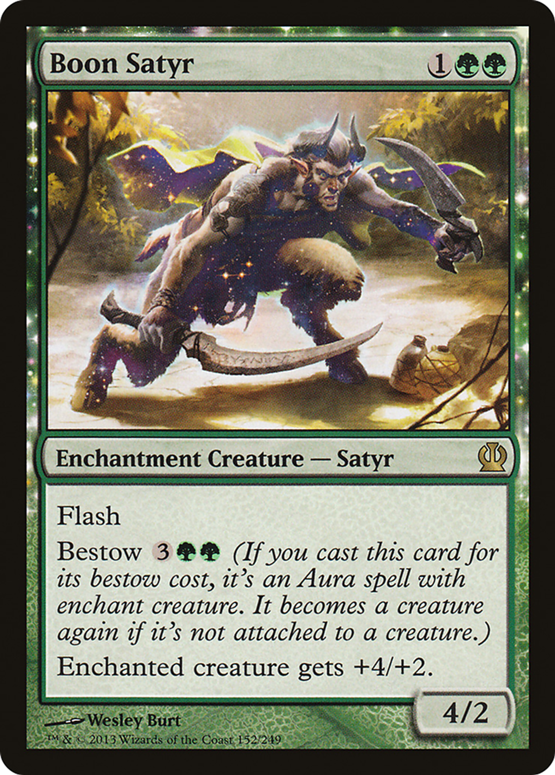 Boon Satyr — Theros — Magic: The Gathering