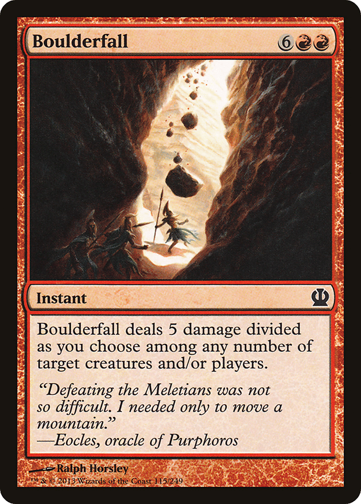 Boulderfall — Theros — Magic: The Gathering