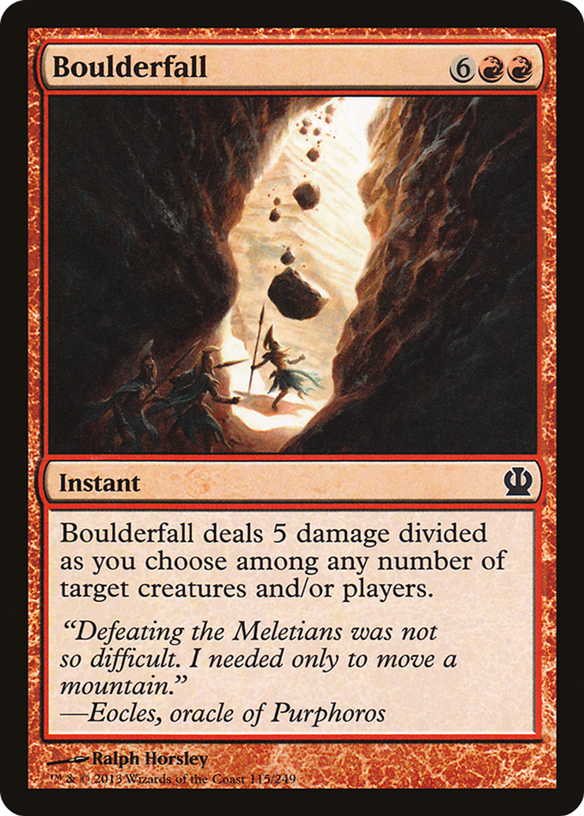 Boulderfall — Theros — Magic: The Gathering