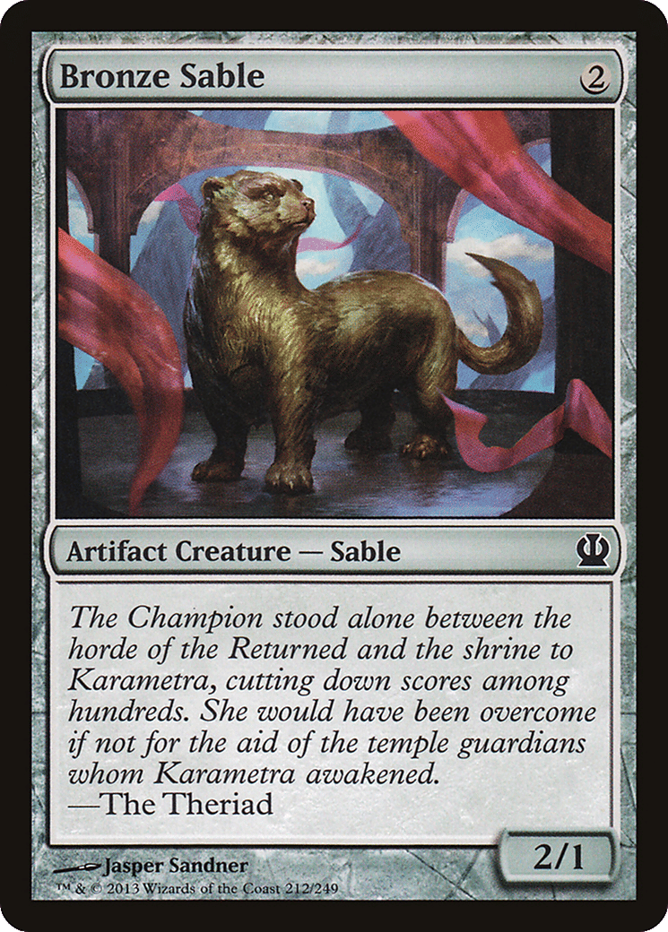 Bronze Sable — Theros — Magic: The Gathering