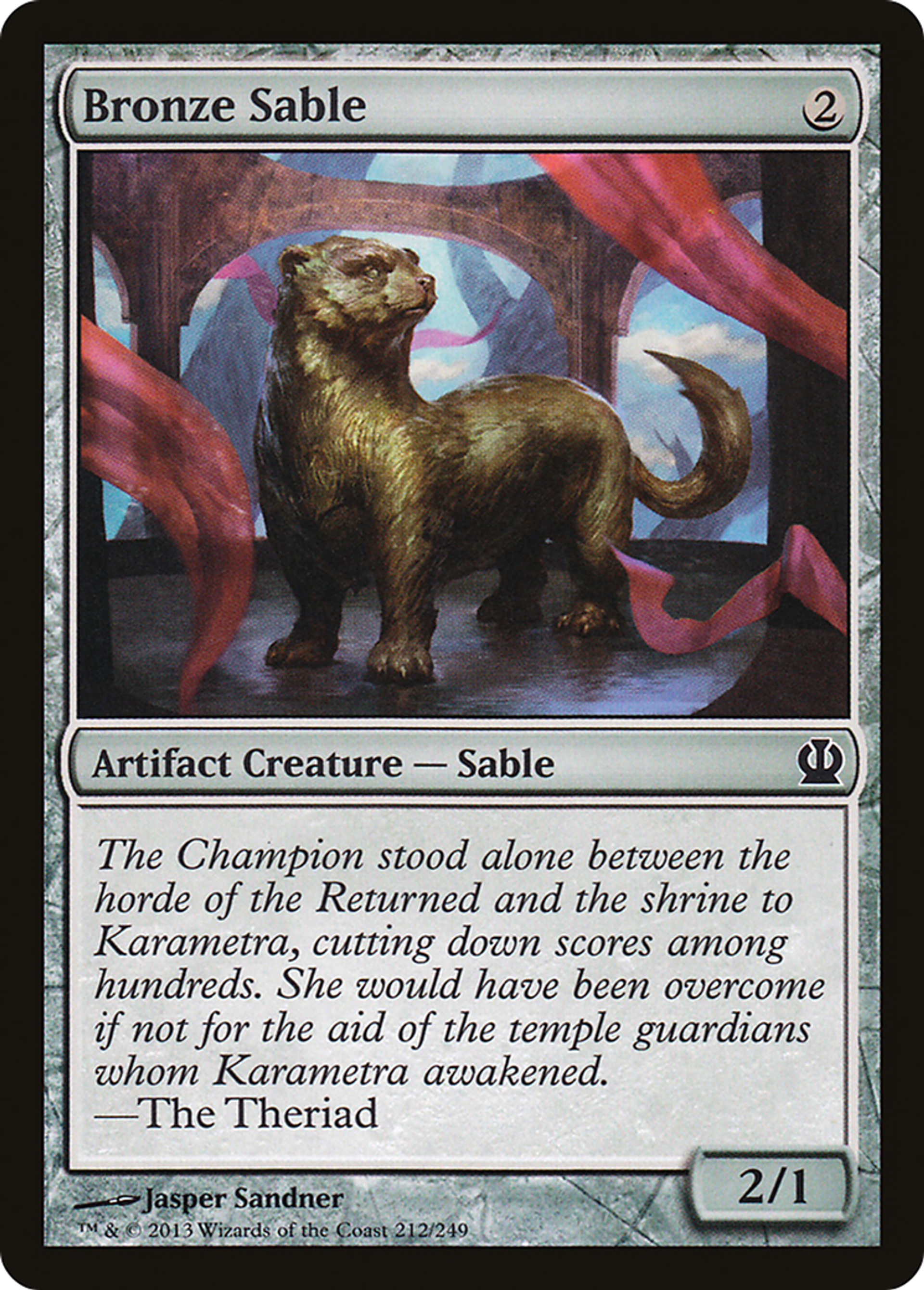 Bronze Sable — Theros — Magic: The Gathering