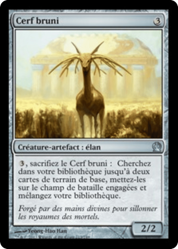 Cerf bruni — Theros — Magic: The Gathering