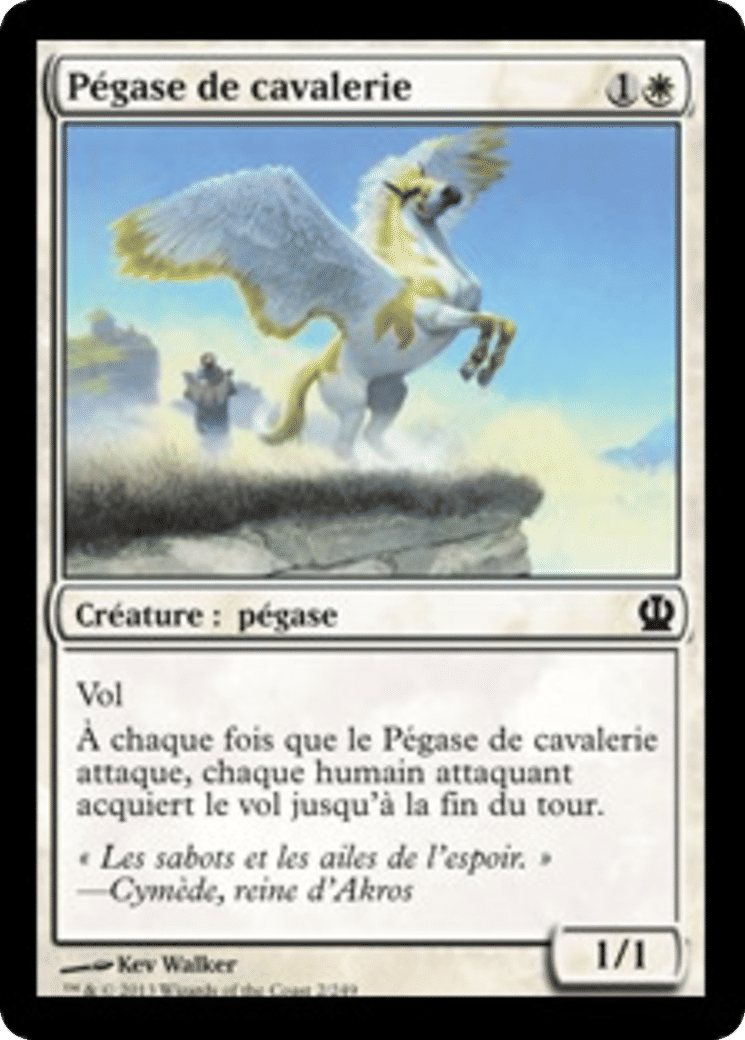 Pégase de cavalerie — Theros — Magic: The Gathering