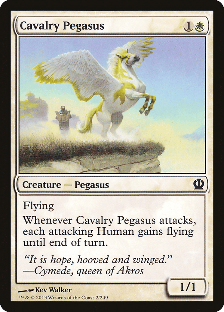Cavalry Pegasus — Theros — Magic: The Gathering