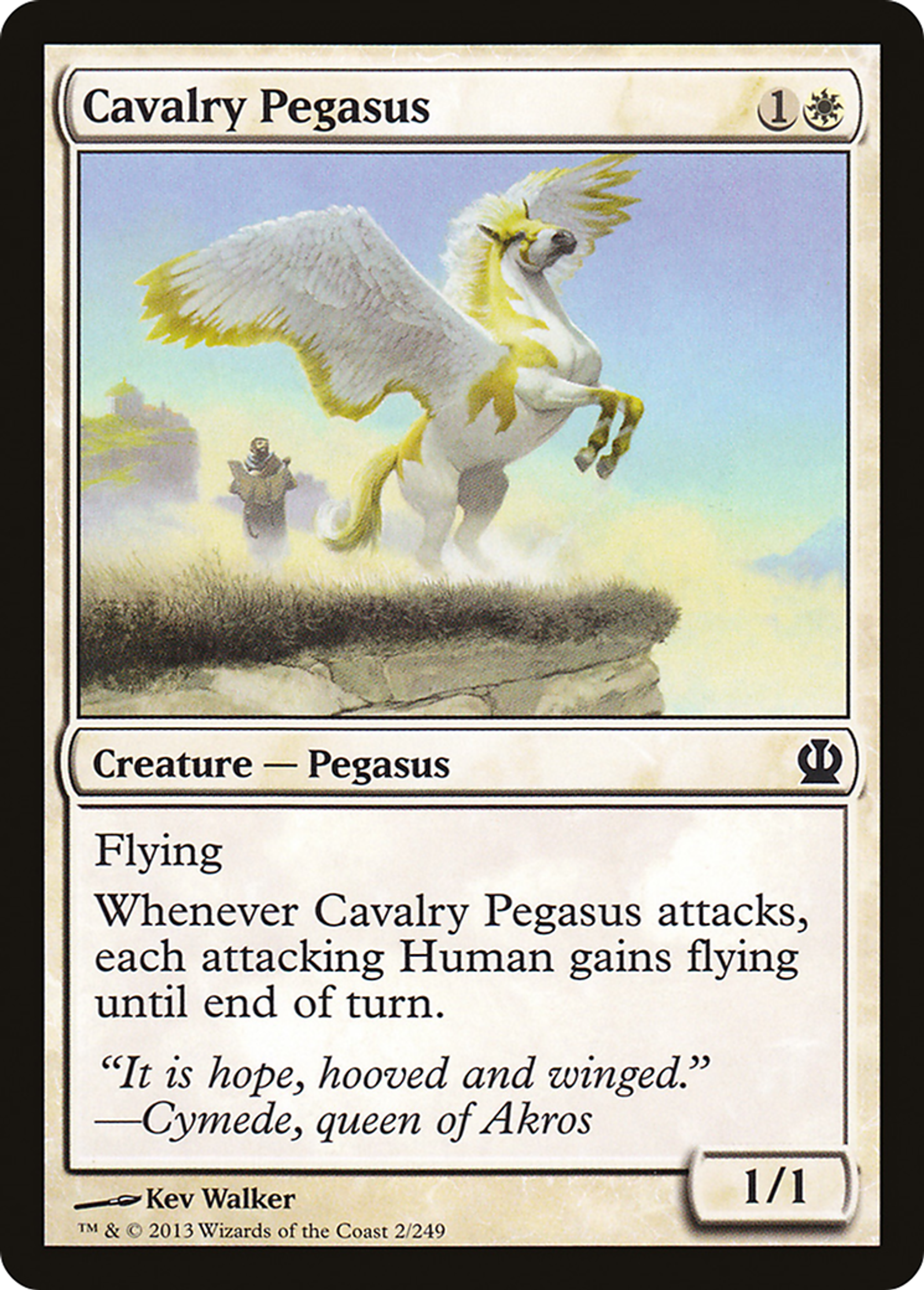 Cavalry Pegasus — Theros — Magic: The Gathering