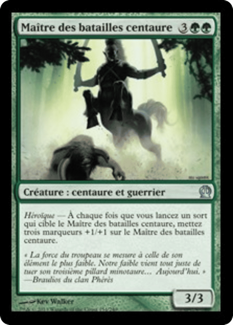 Maître des batailles centaure — Theros — Magic: The Gathering