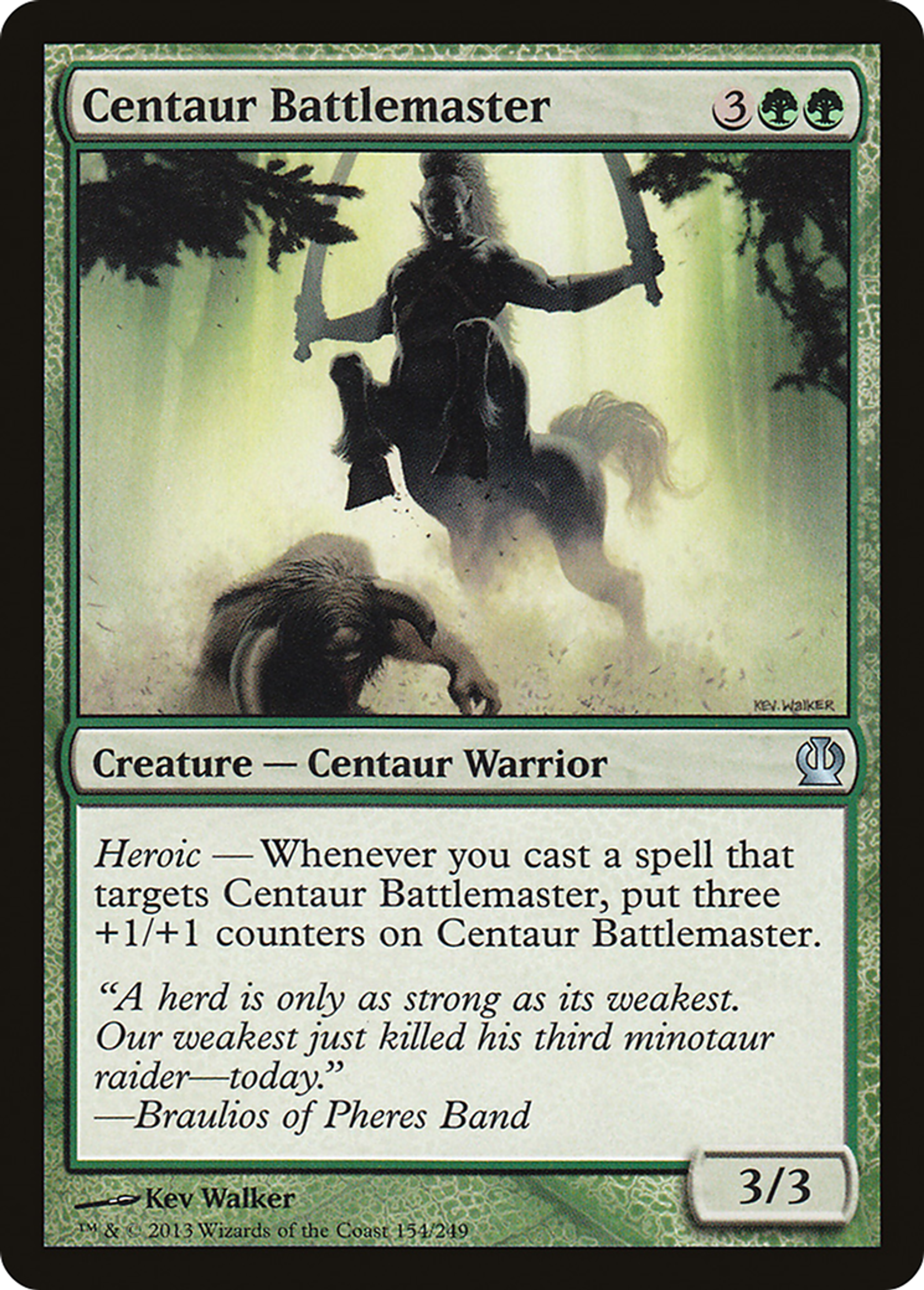 Centaur Battlemaster — Theros — Magic: The Gathering