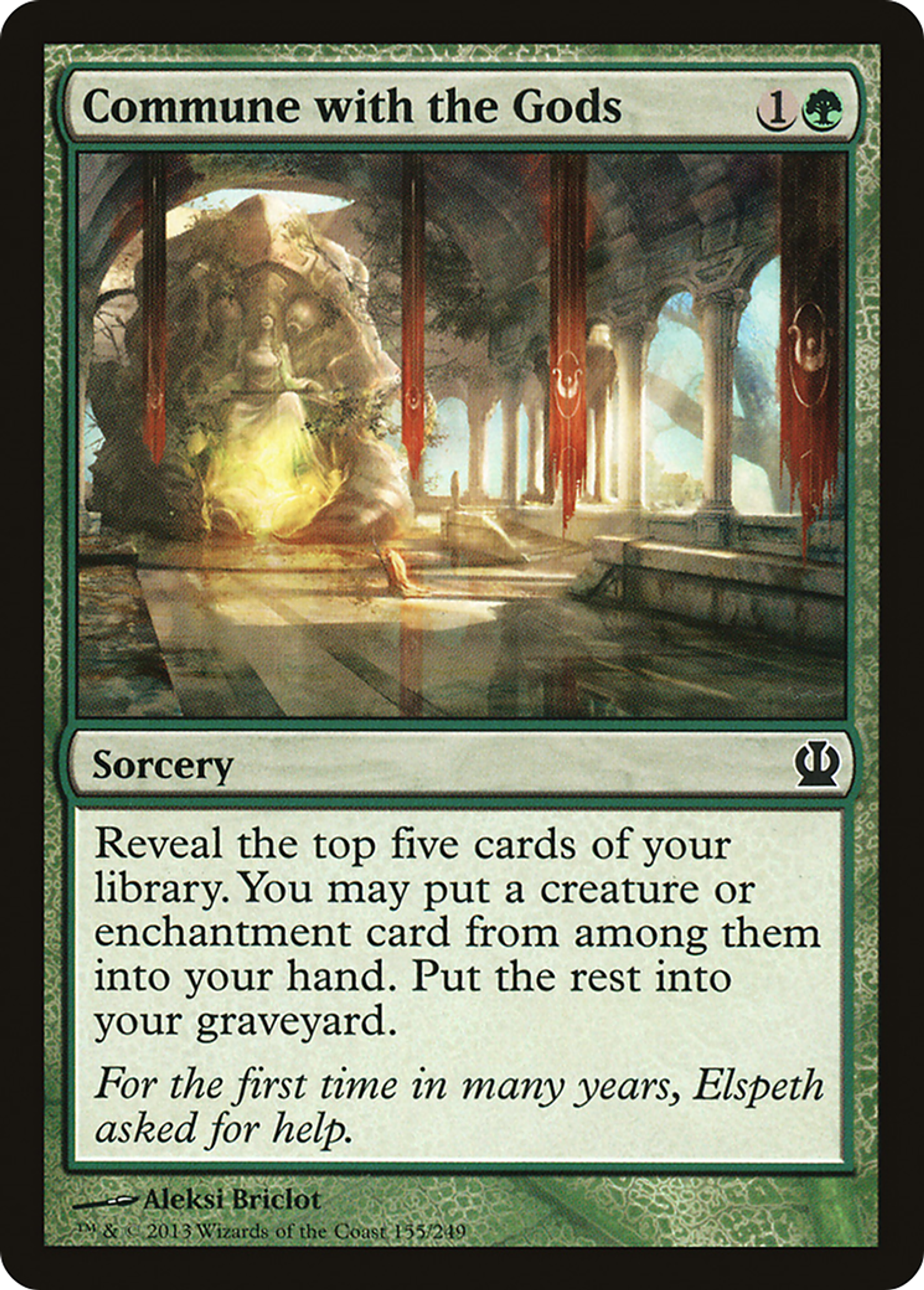 Commune with the Gods — Theros — Magic: The Gathering
