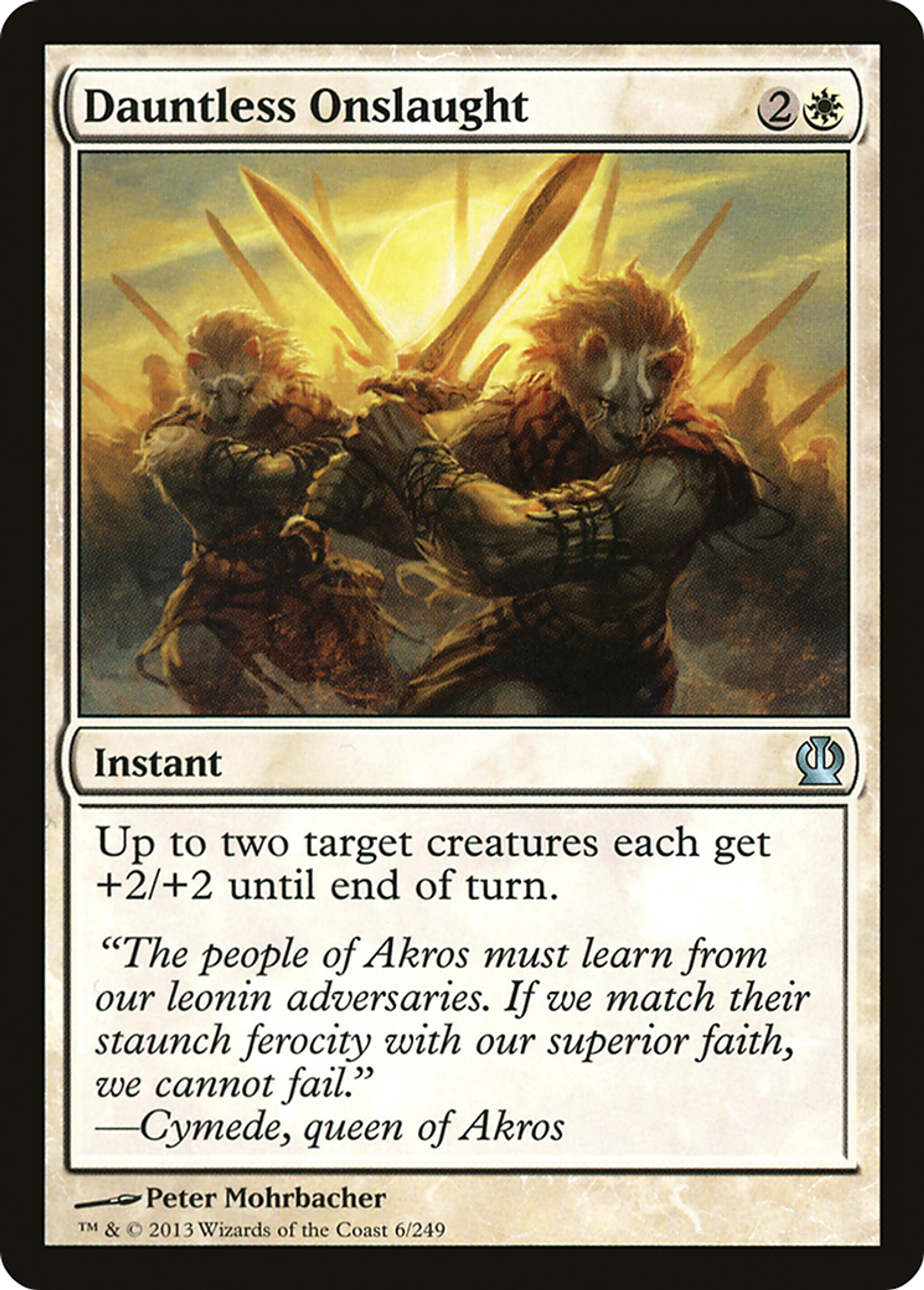 Dauntless Onslaught — Theros — Magic: The Gathering