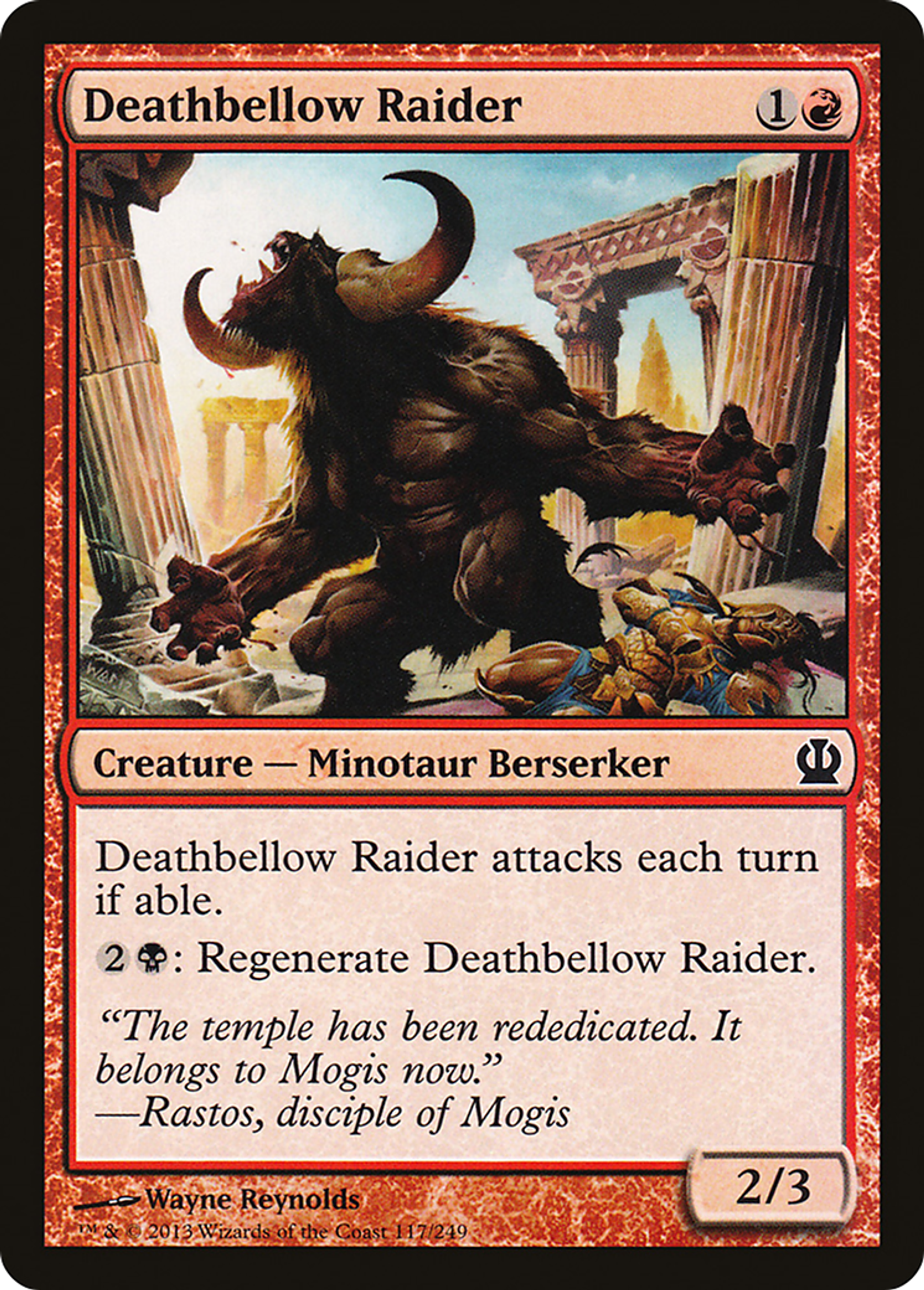 Deathbellow Raider — Theros — Magic: The Gathering