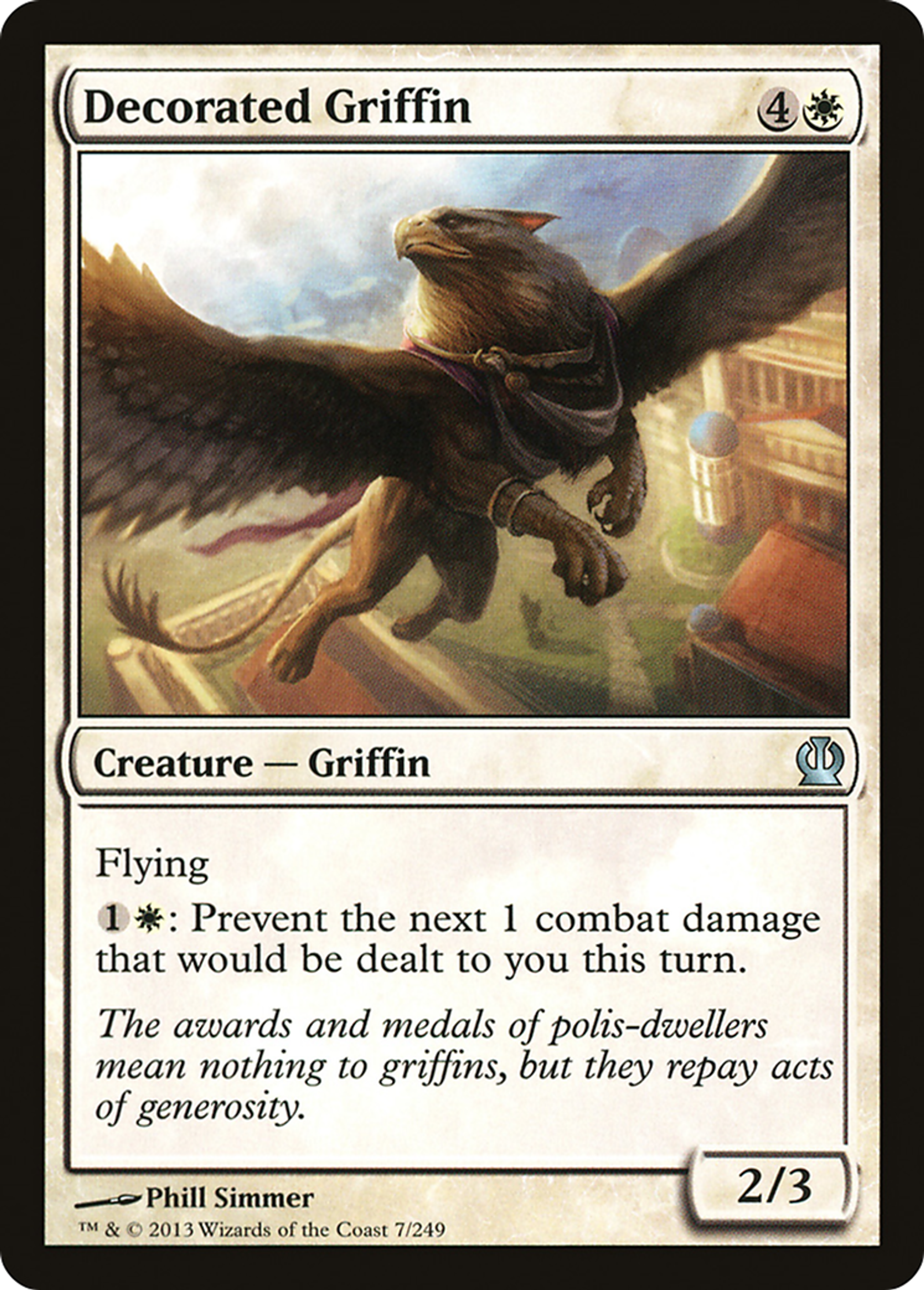Decorated Griffin — Theros — Magic: The Gathering